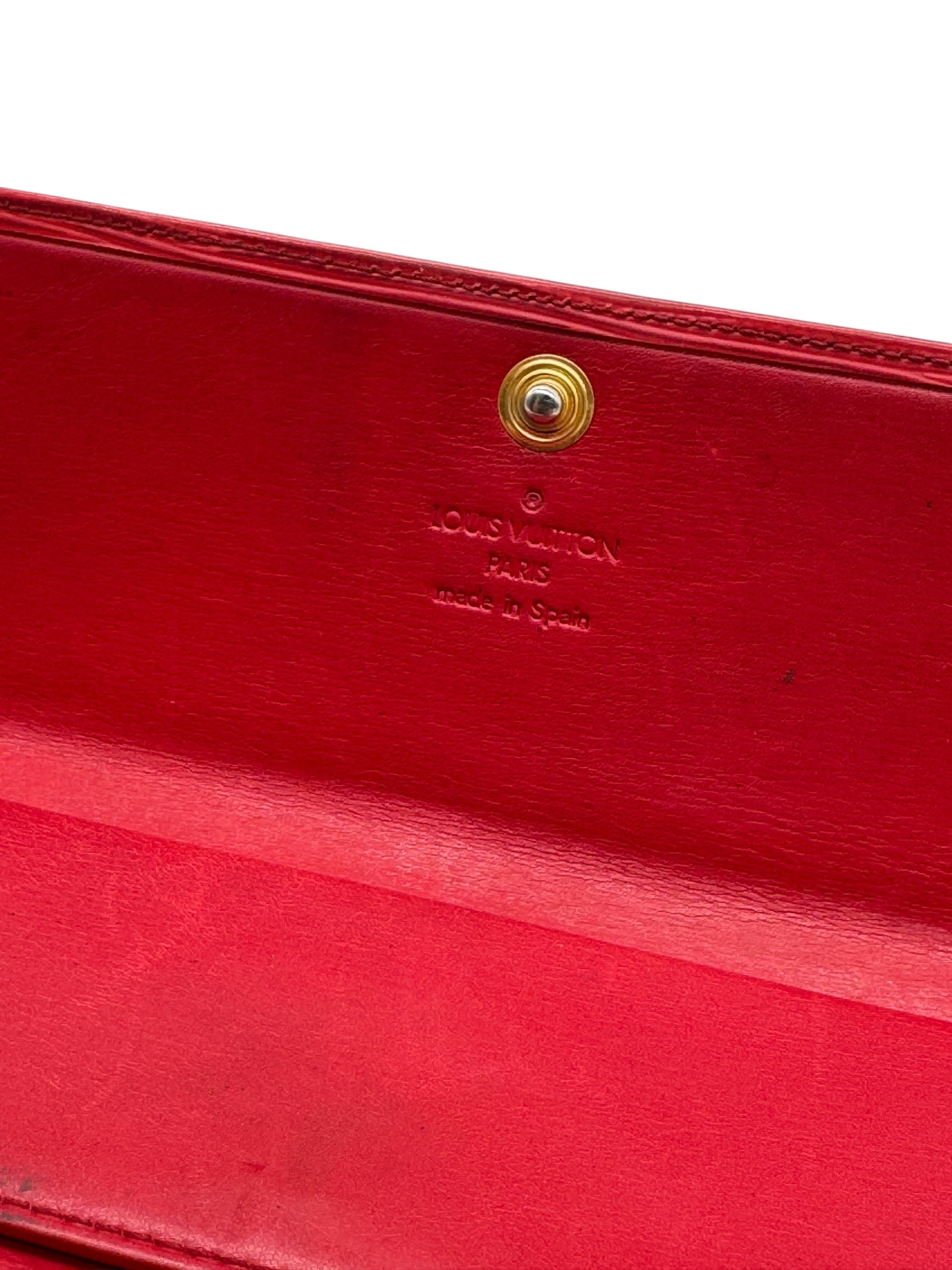 Louis Vuitton - Geldbörse aus rotem Epi-Leder