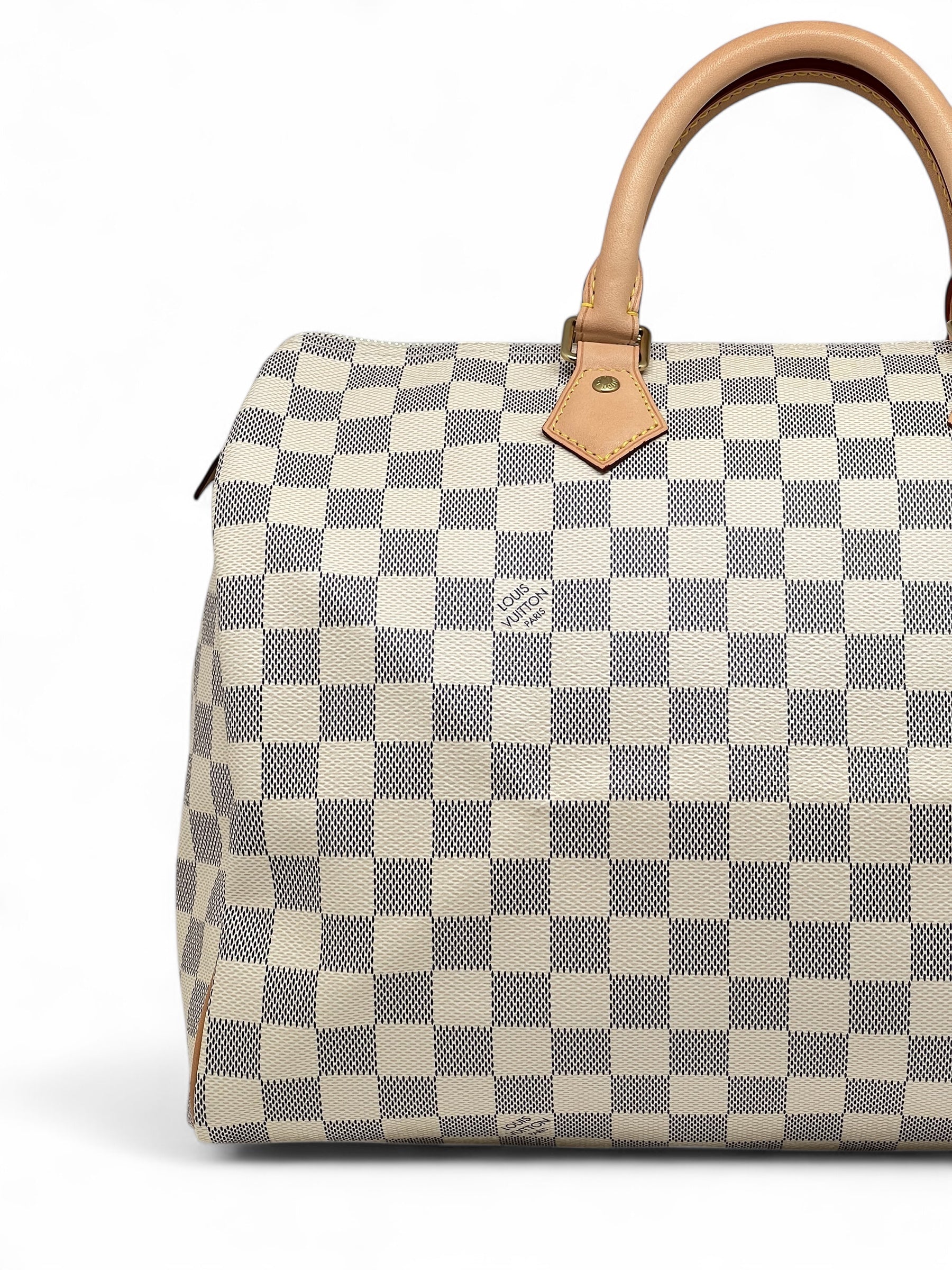 Louis Vuitton - Tasche Speedy 35 Damier Azur