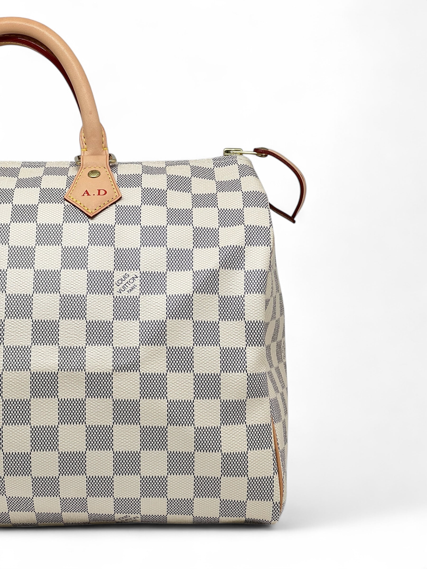 Louis Vuitton - Tasche Speedy 35 Damier Azur