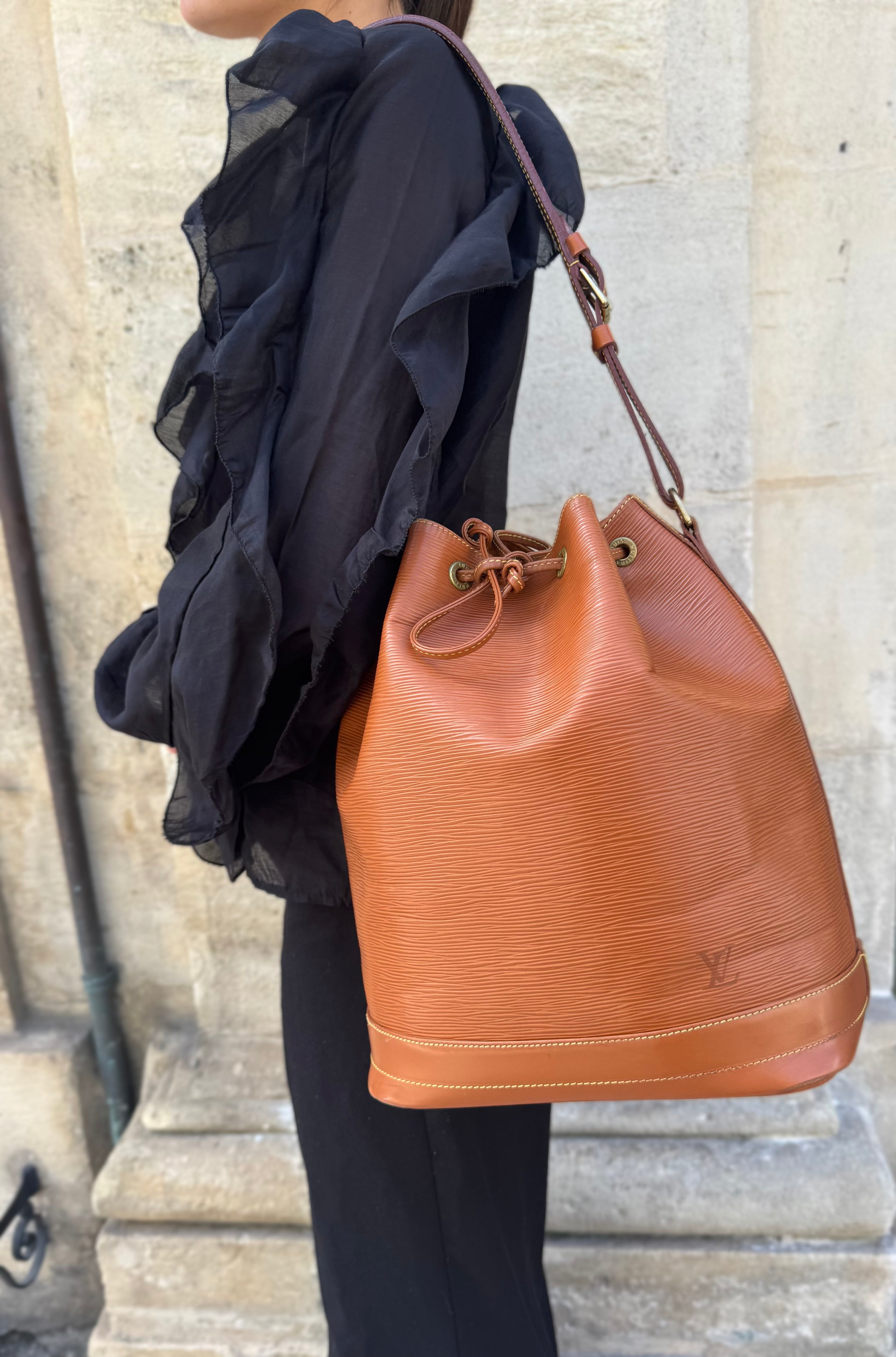 Louis Vuitton Sac Noé MM Gold – Les Folies d'Eugenie