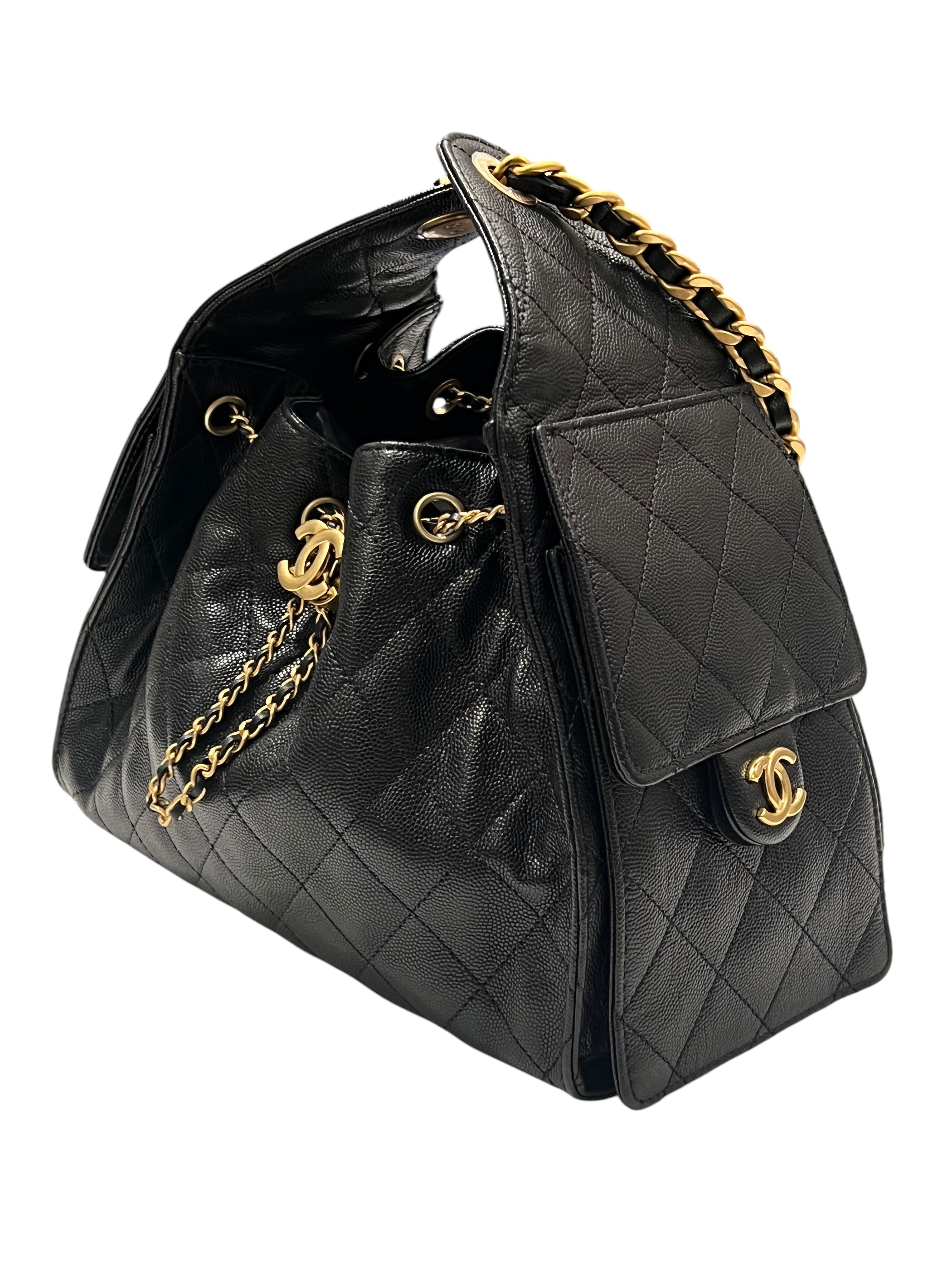 Chanel - sac 25 small cuir noir