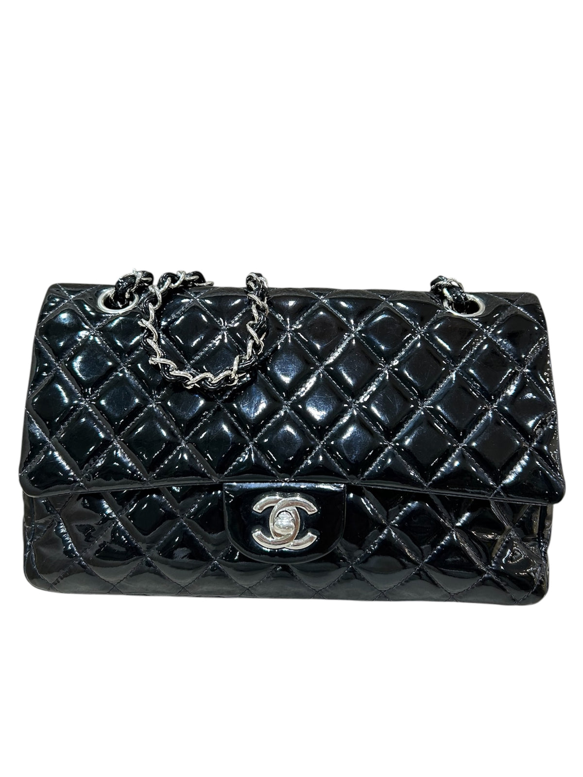 Chanel - Timeless classique noir vernis