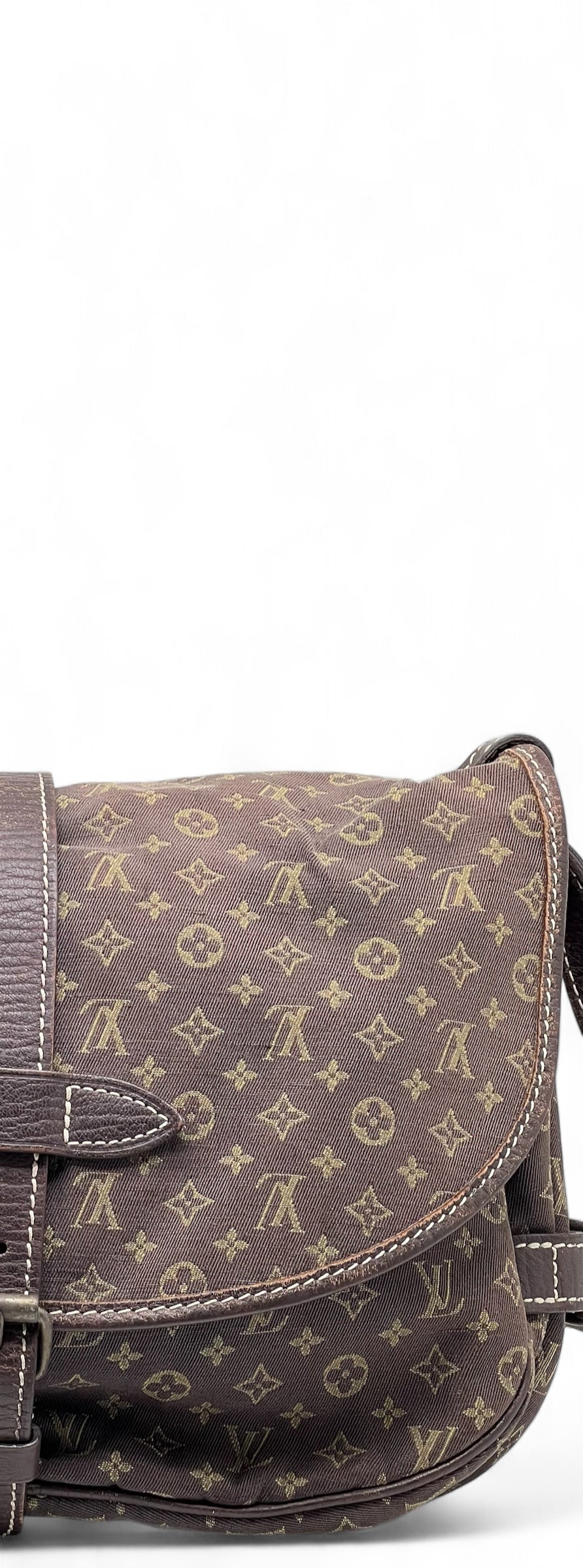 Louis Vuitton - Saumur-Tasche aus Segeltuch