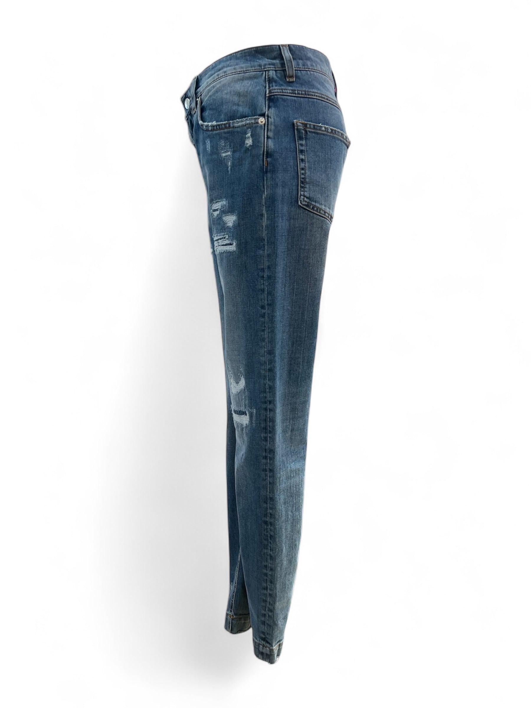 Dolce & Gabbana - Pantalon, Jean boyfriend T36