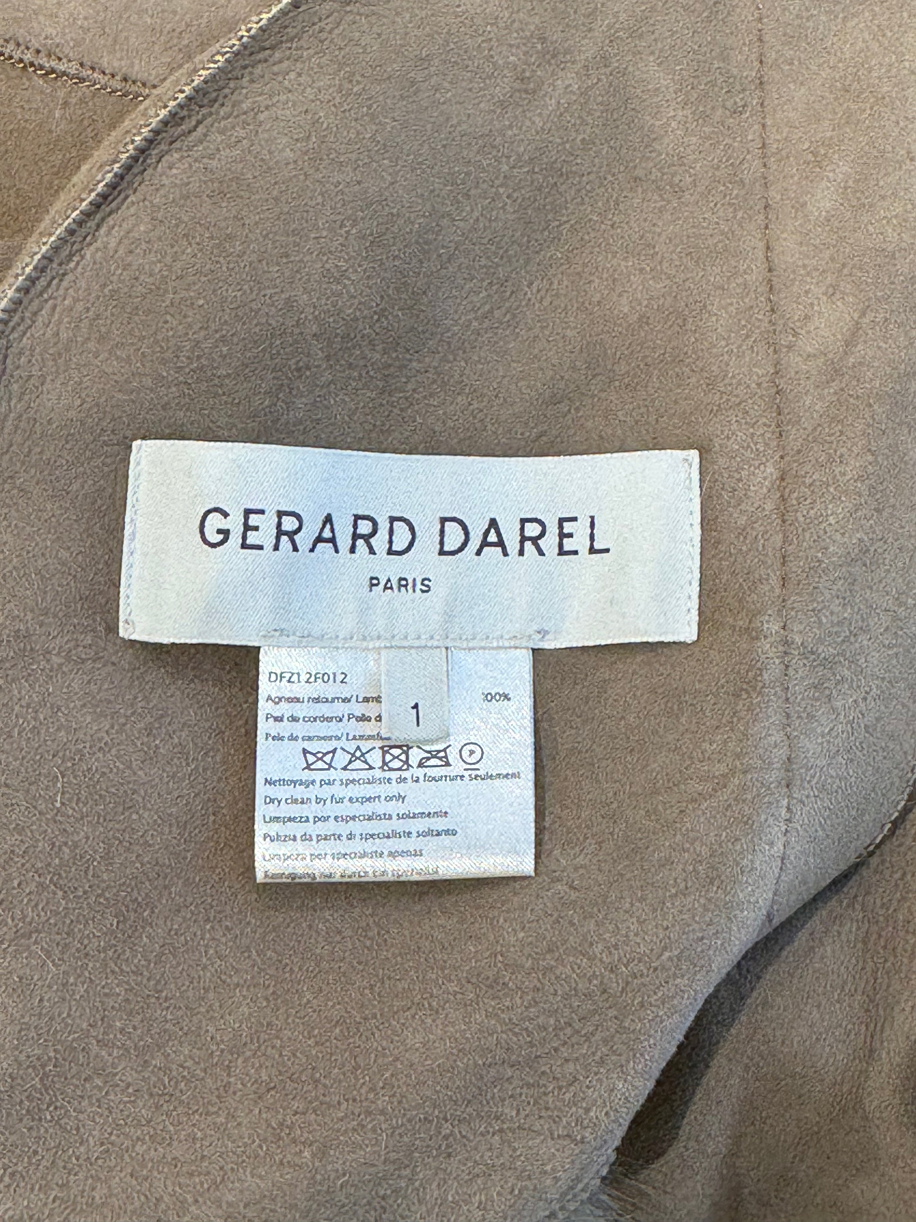 Gérard Darel - Lammlederpelz Größe 36