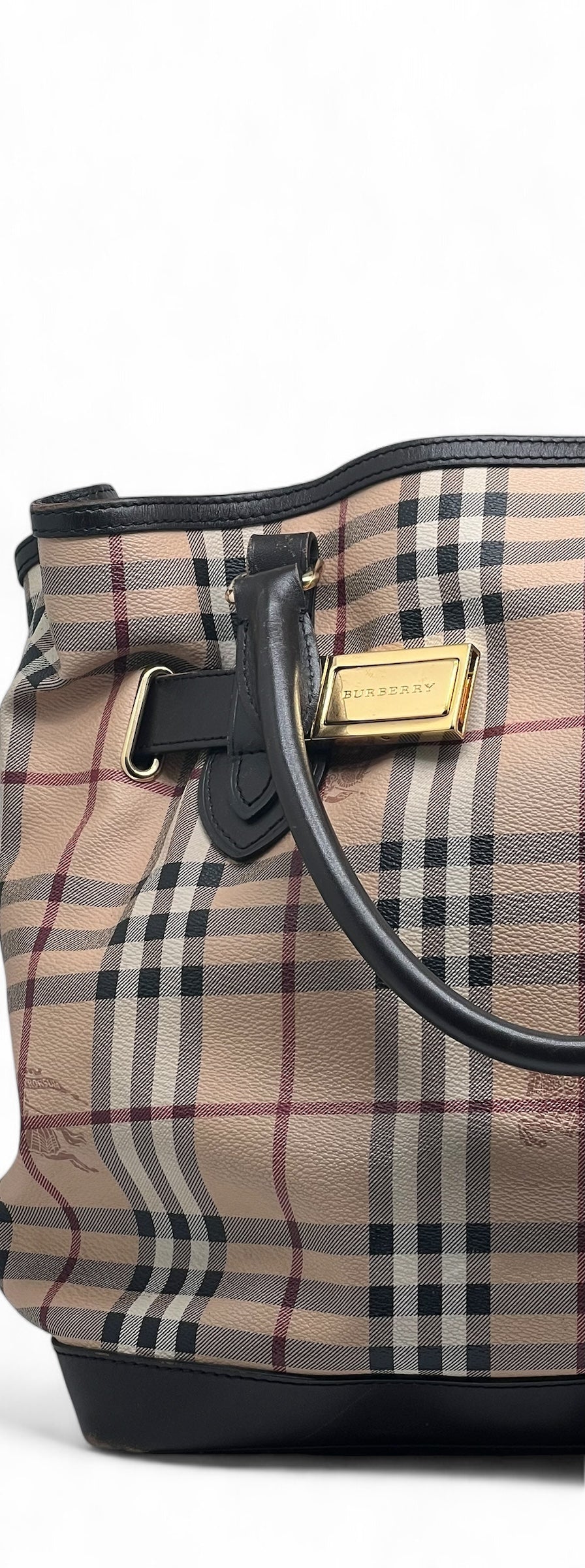 Burberry - Sac à main en cuir