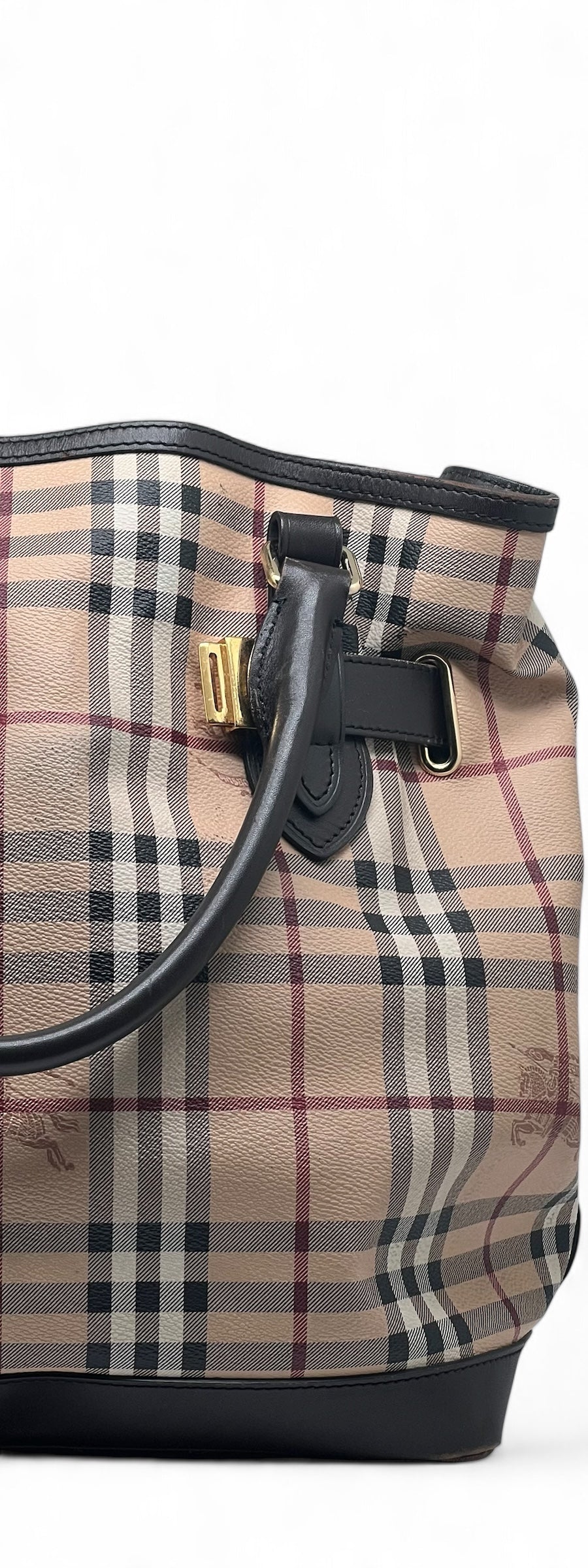 Burberry - Sac à main en cuir