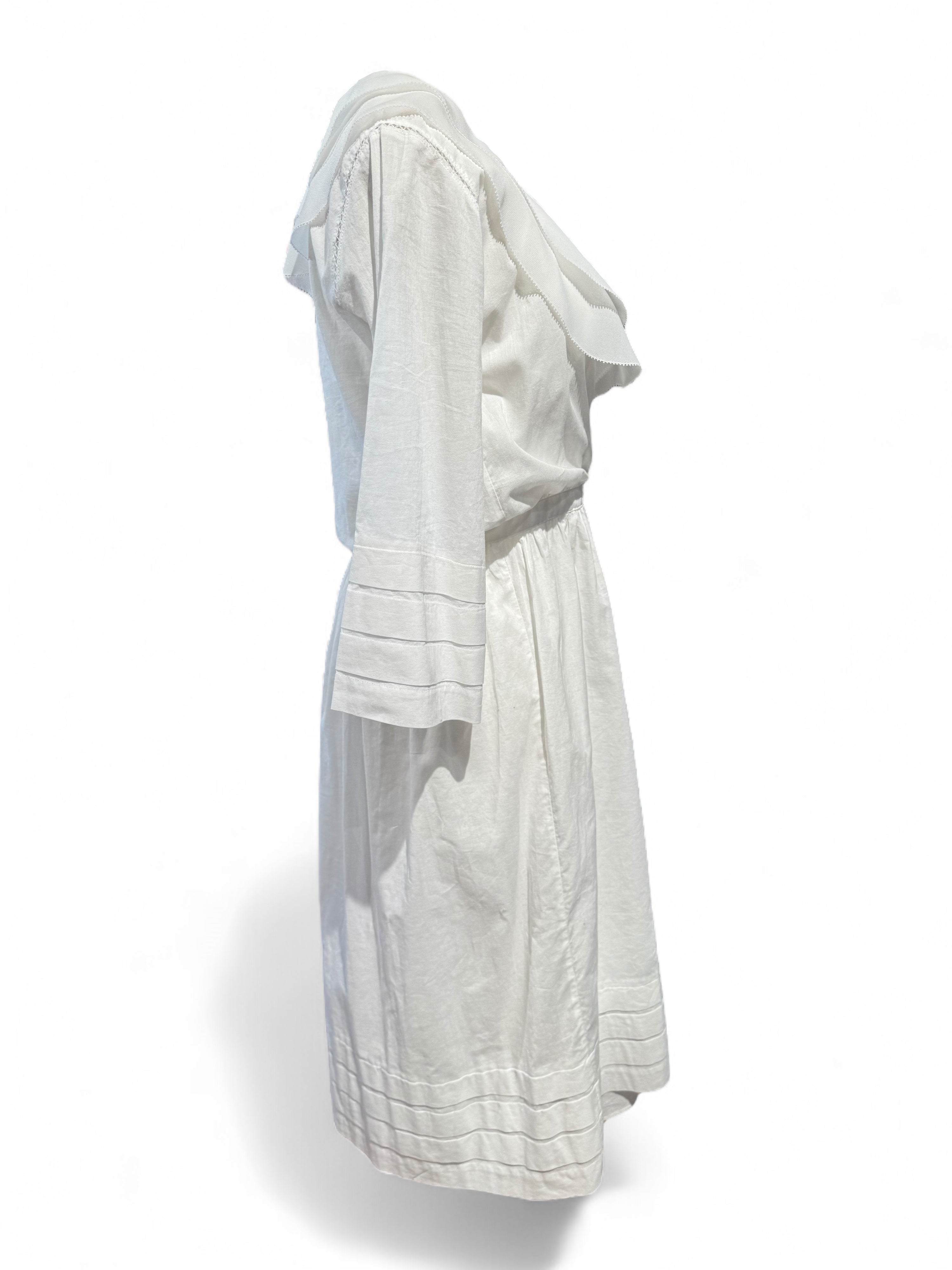 SeeByChloé - Robe blanche à volants T36