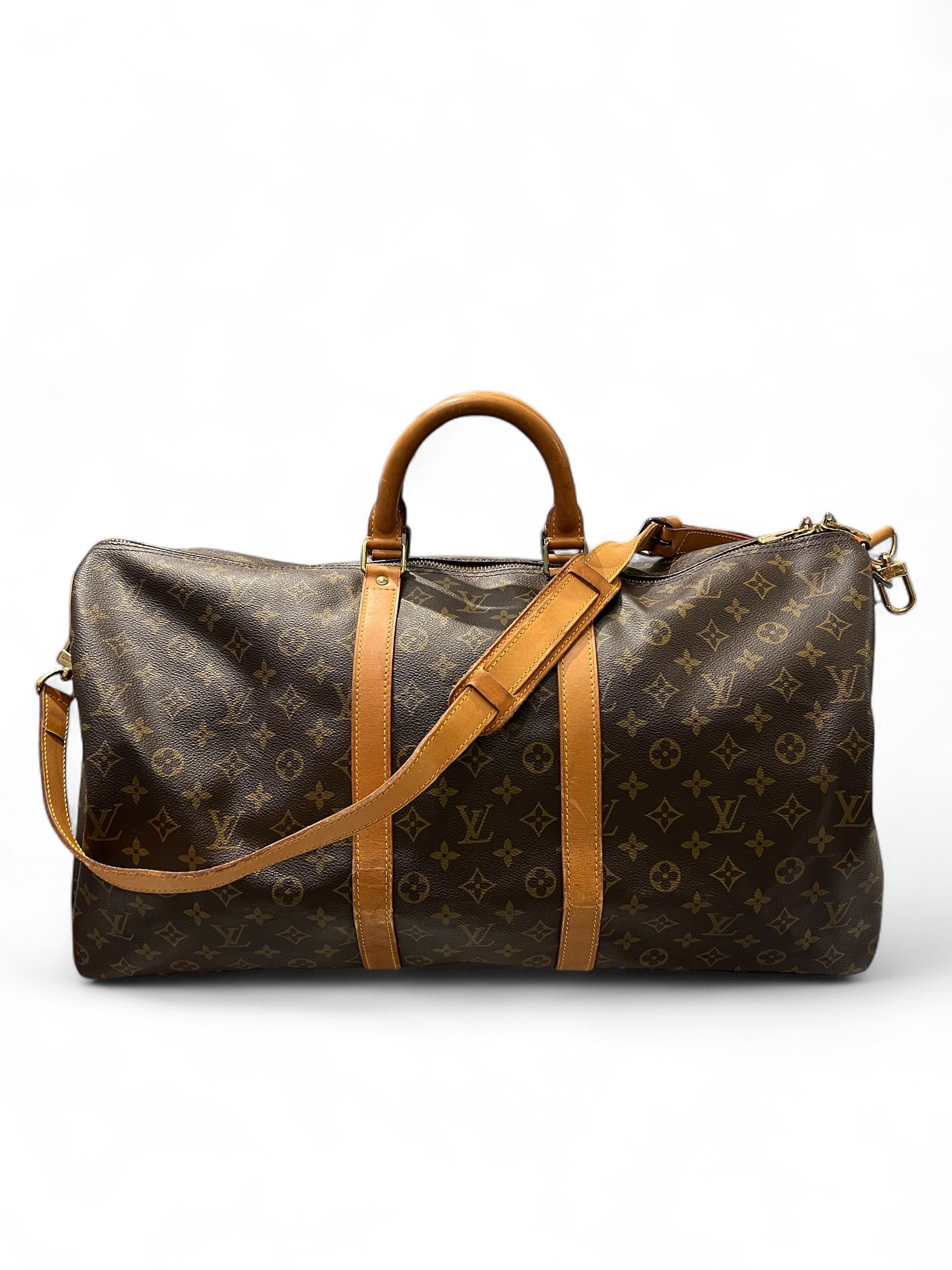Louis Vuitton - Tasche Keepall T. 55 mit Schulterriemen