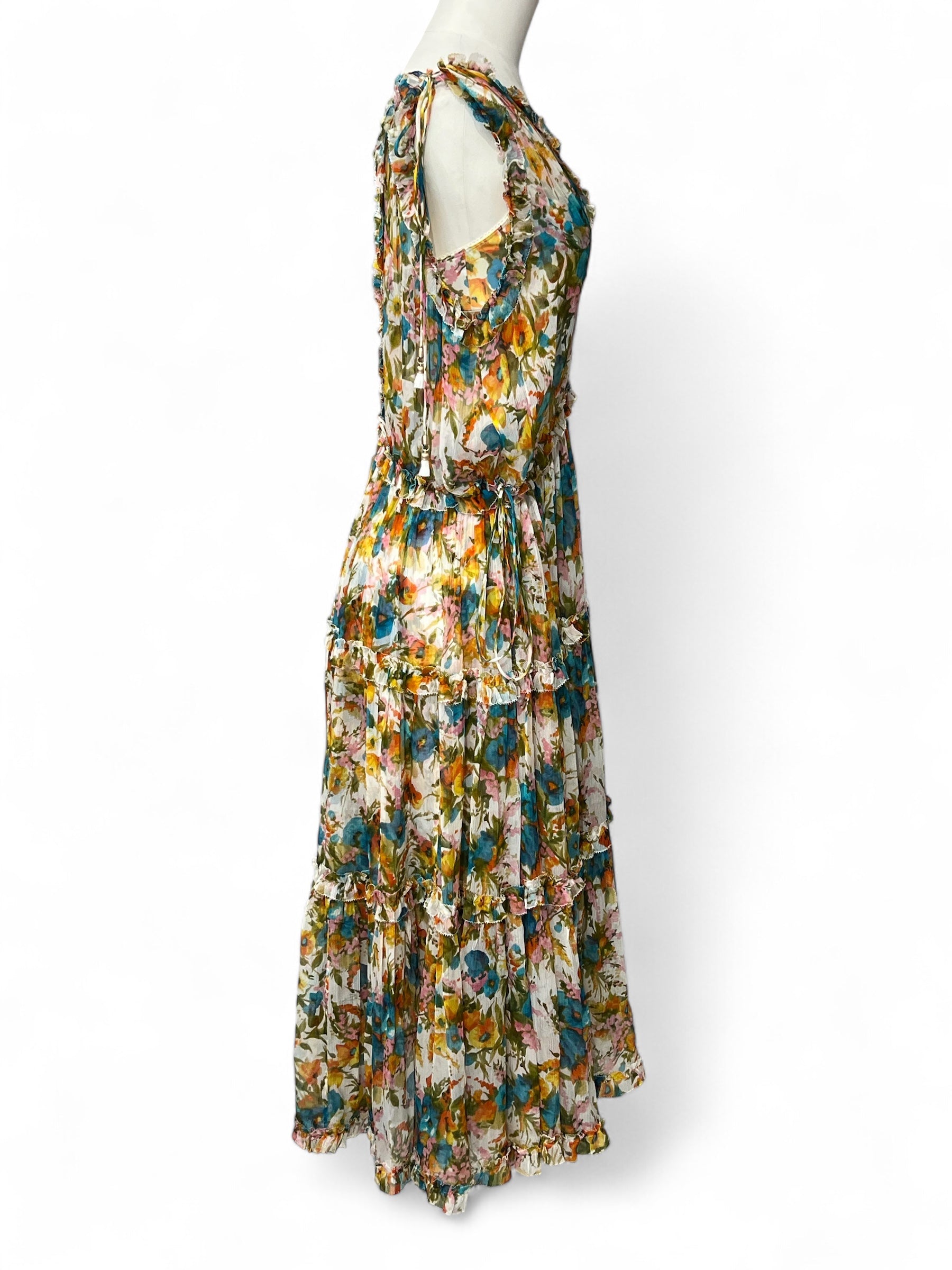 Zimmermann - Robe longue en tulle T0