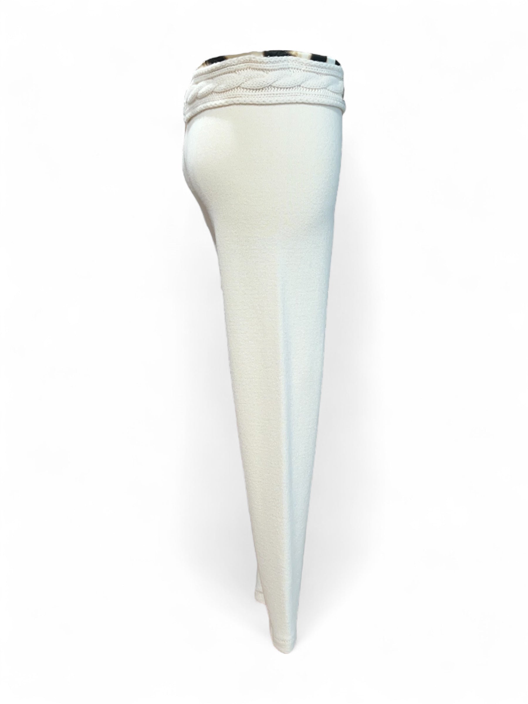 Roberto Cavalli - Pantalon en cachemire blanc T38