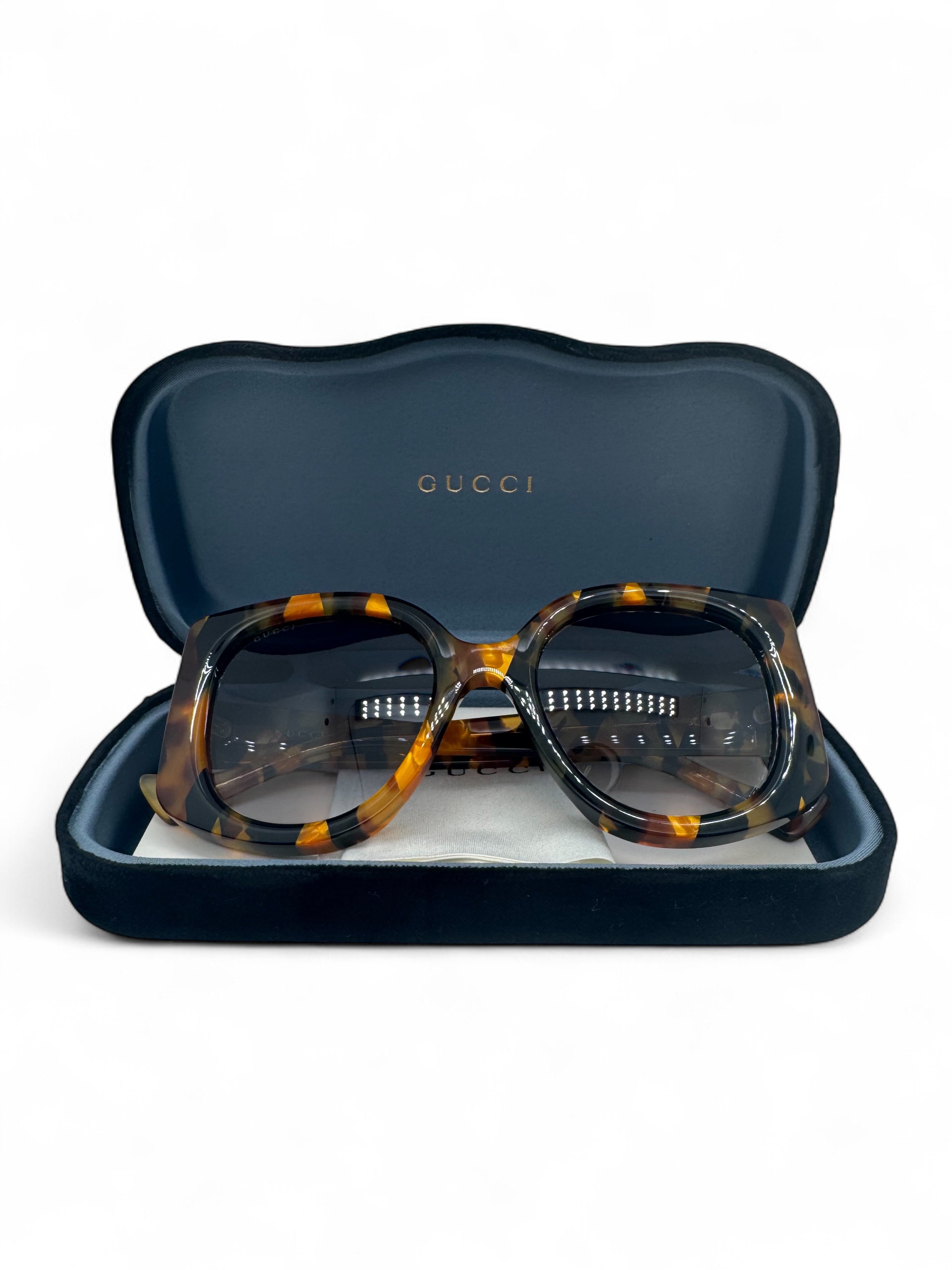 Gucci - Sonnenbrille mit Schildpattmuster