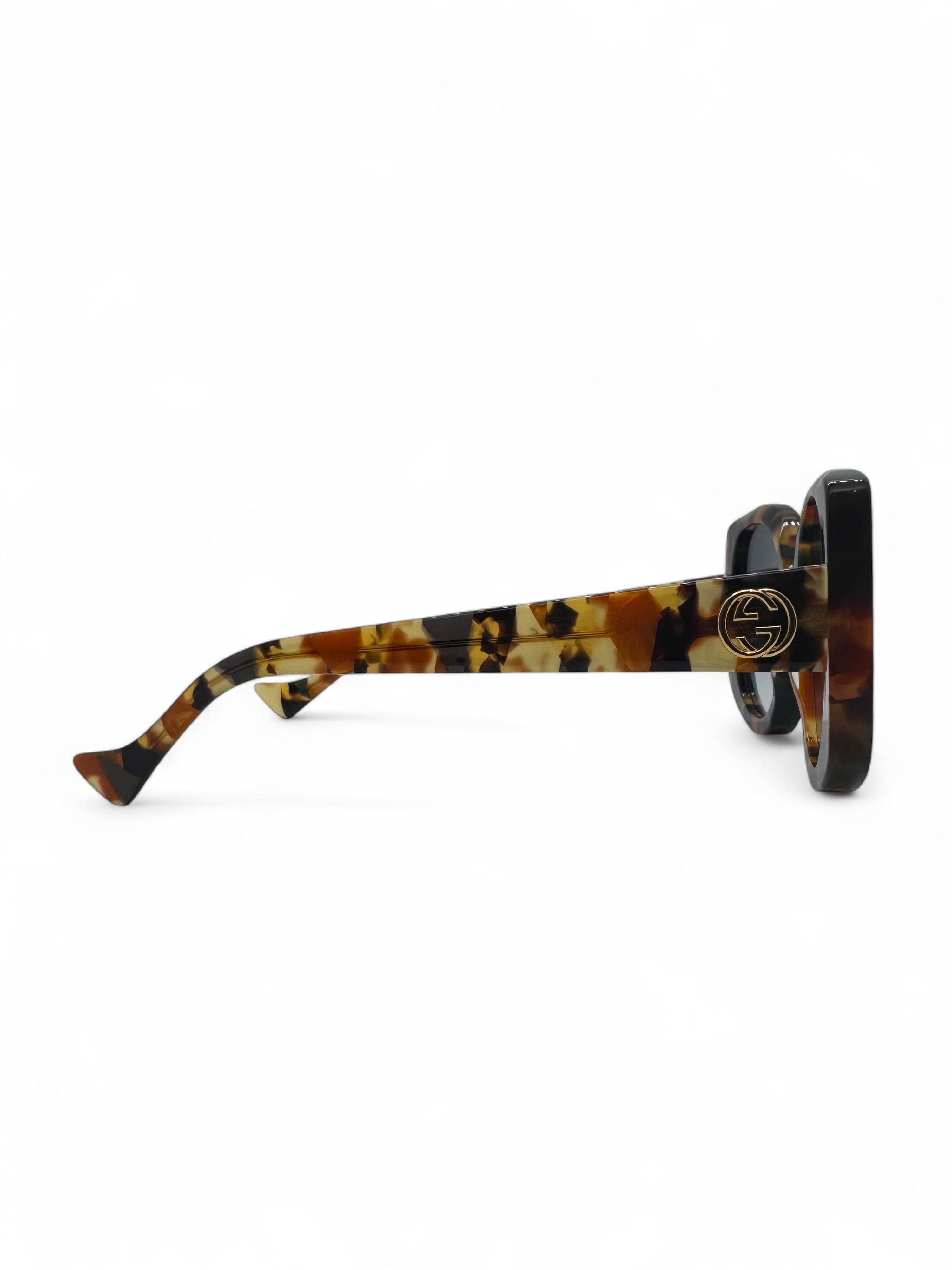 Gucci - Sonnenbrille mit Schildpattmuster