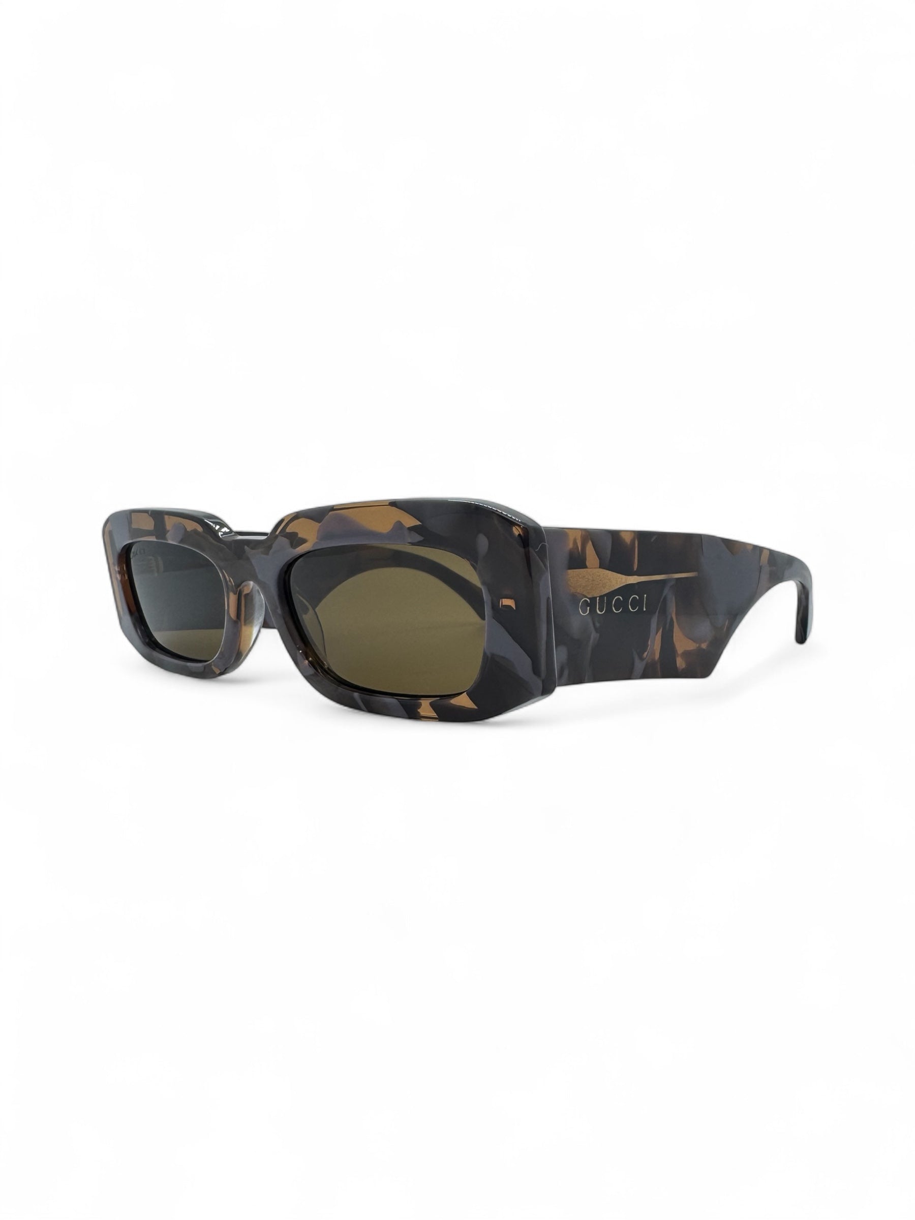 Gucci - Lunettes de soleil à écaille violette