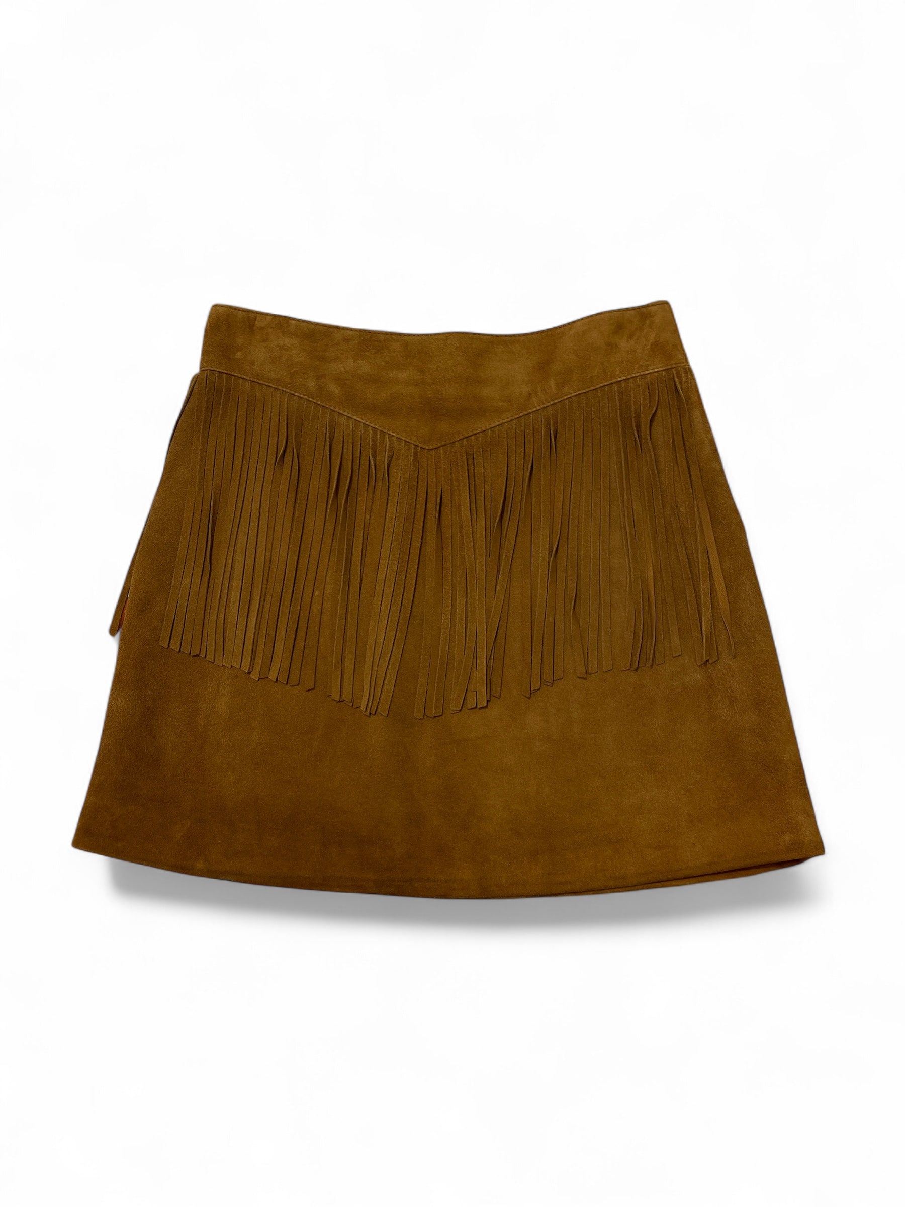 Saint Laurent - Jupe en daim T34