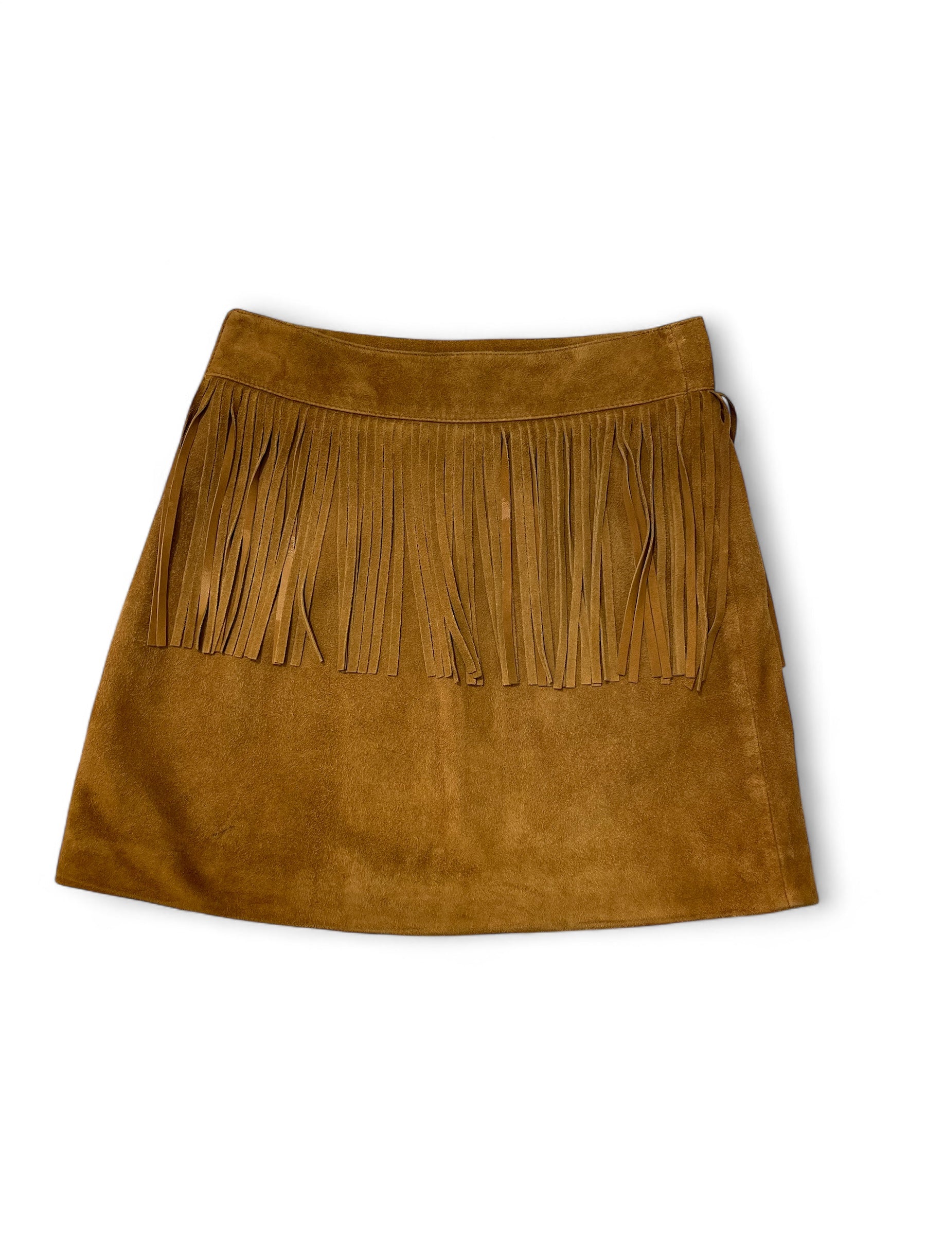 Saint Laurent - Jupe en daim T34