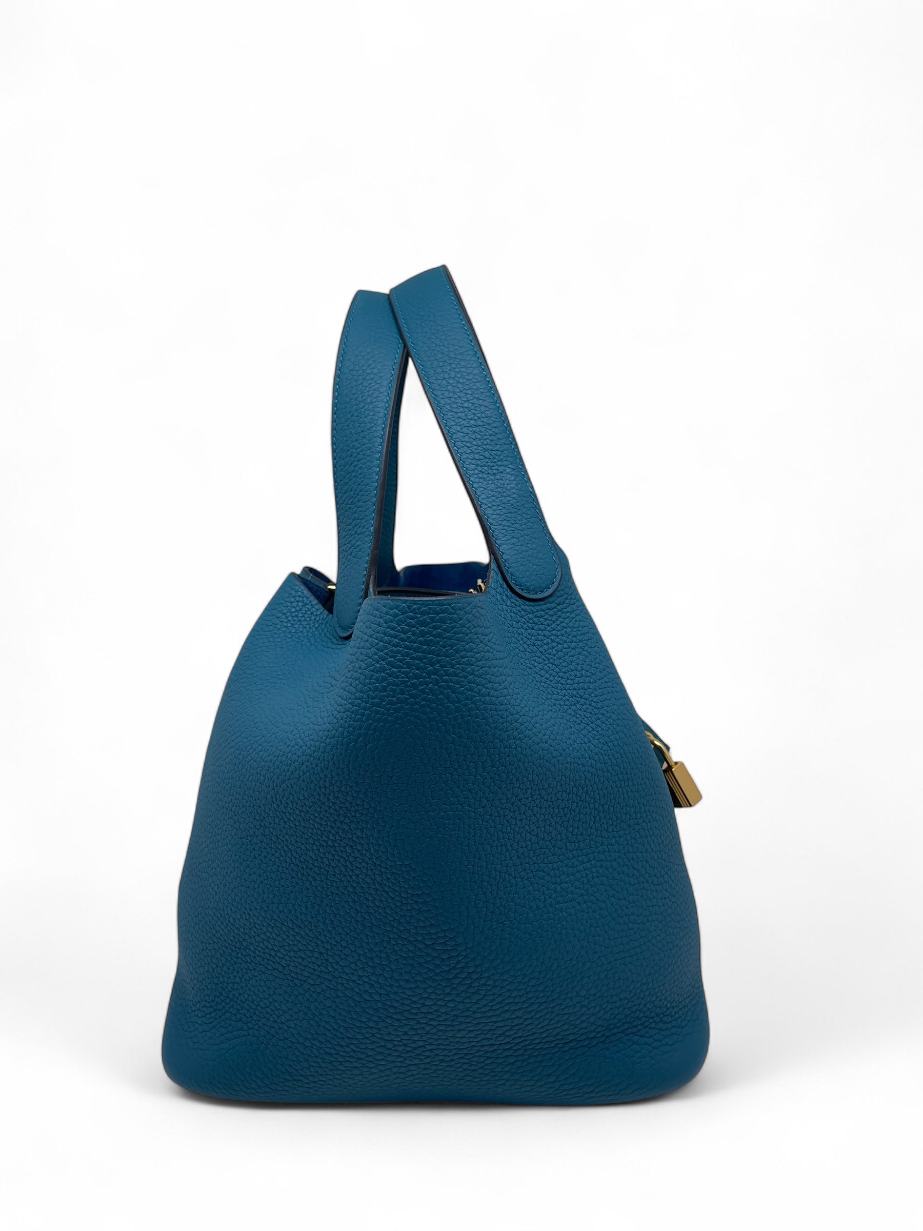 Hermès - Tasche Picotin 22 Bosporusgrün
