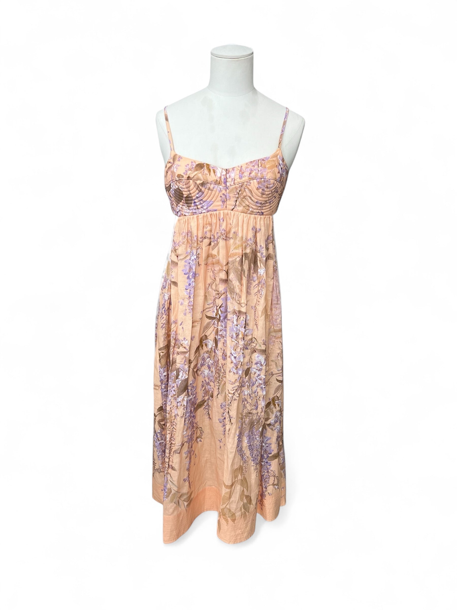Zimmermann - Robe longue rose et violette T0