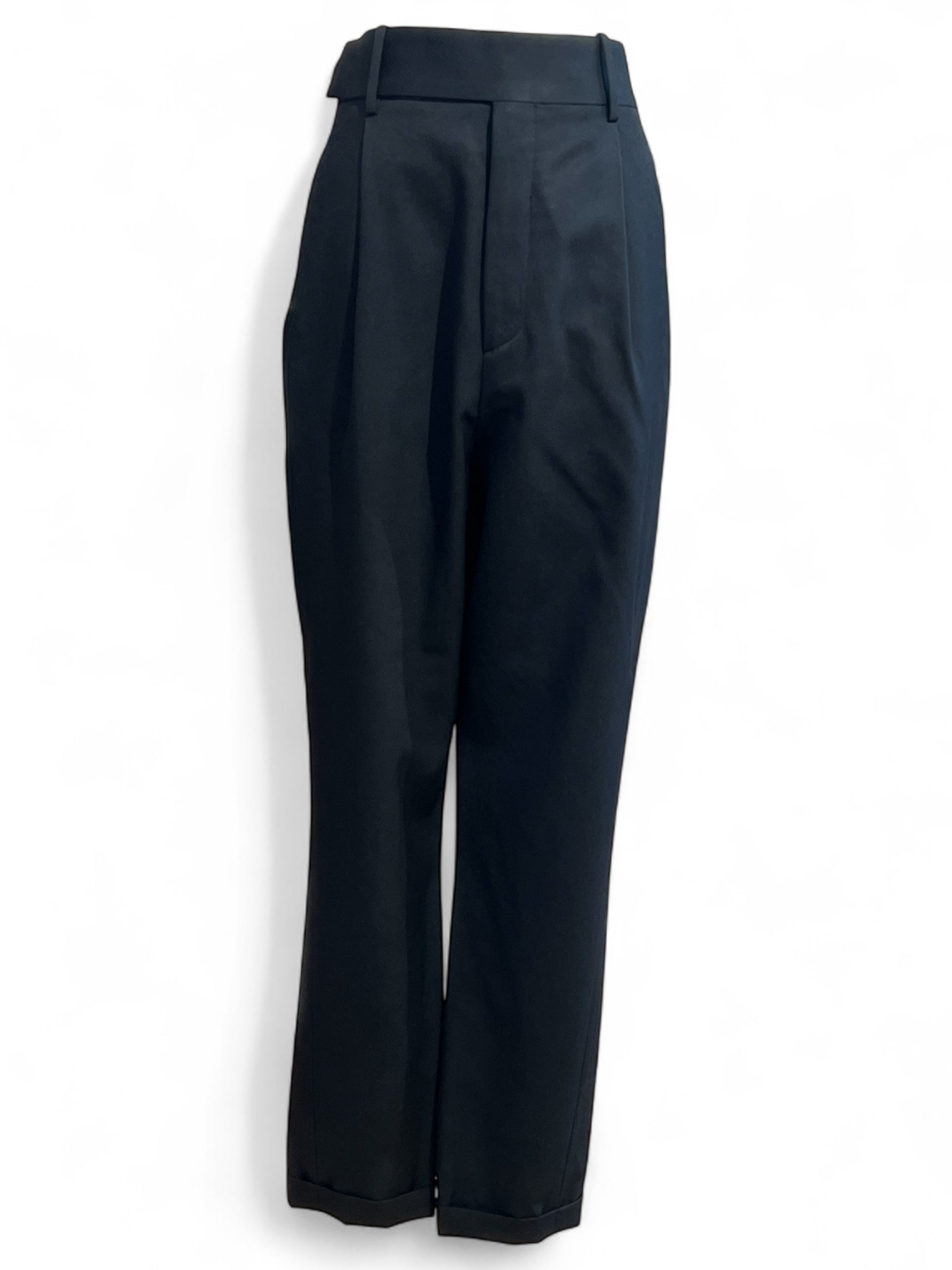 Saint Laurent - Schwarze gerade Hose Größe 42