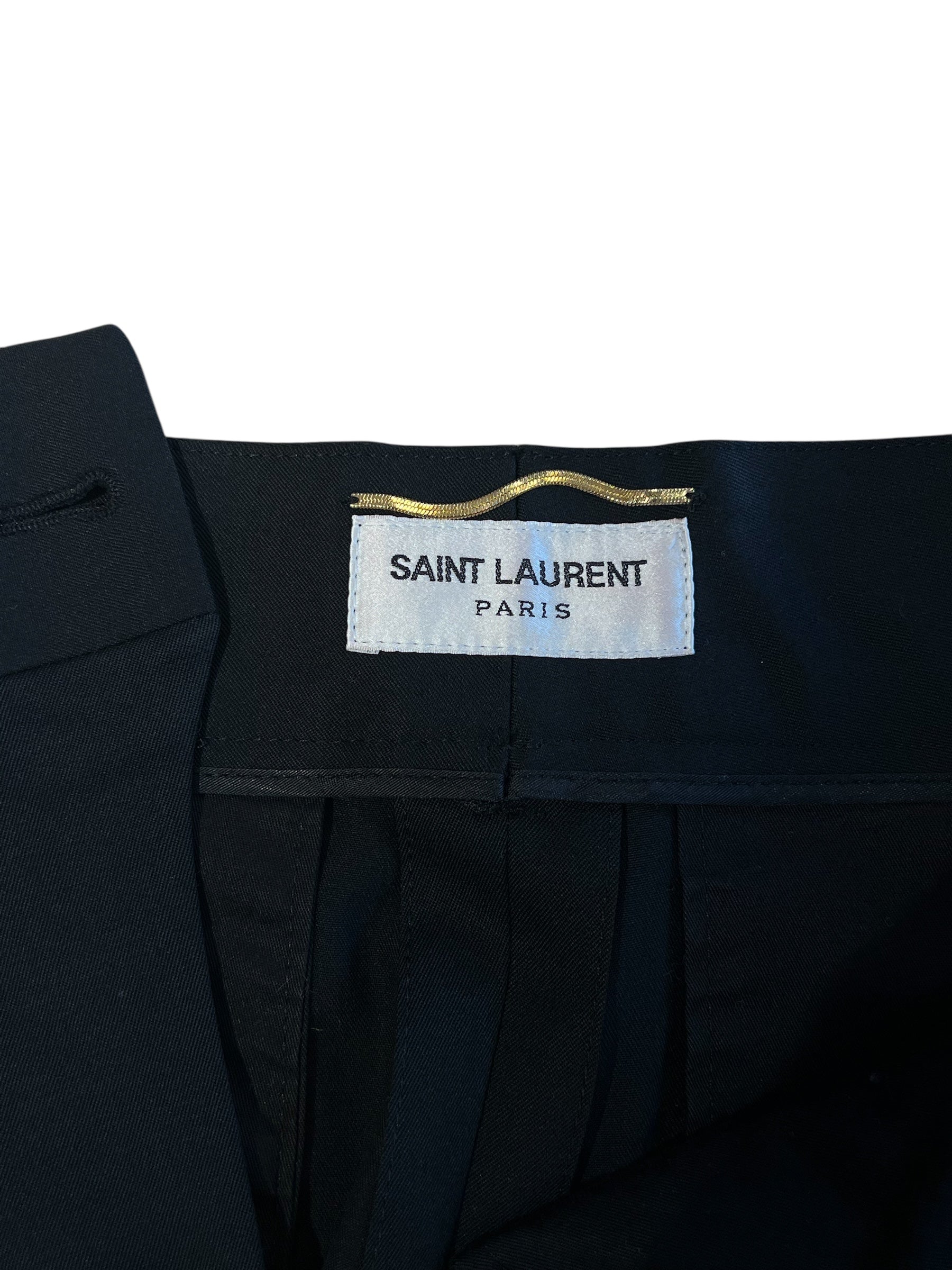 Saint Laurent - Schwarze gerade Hose Größe 42