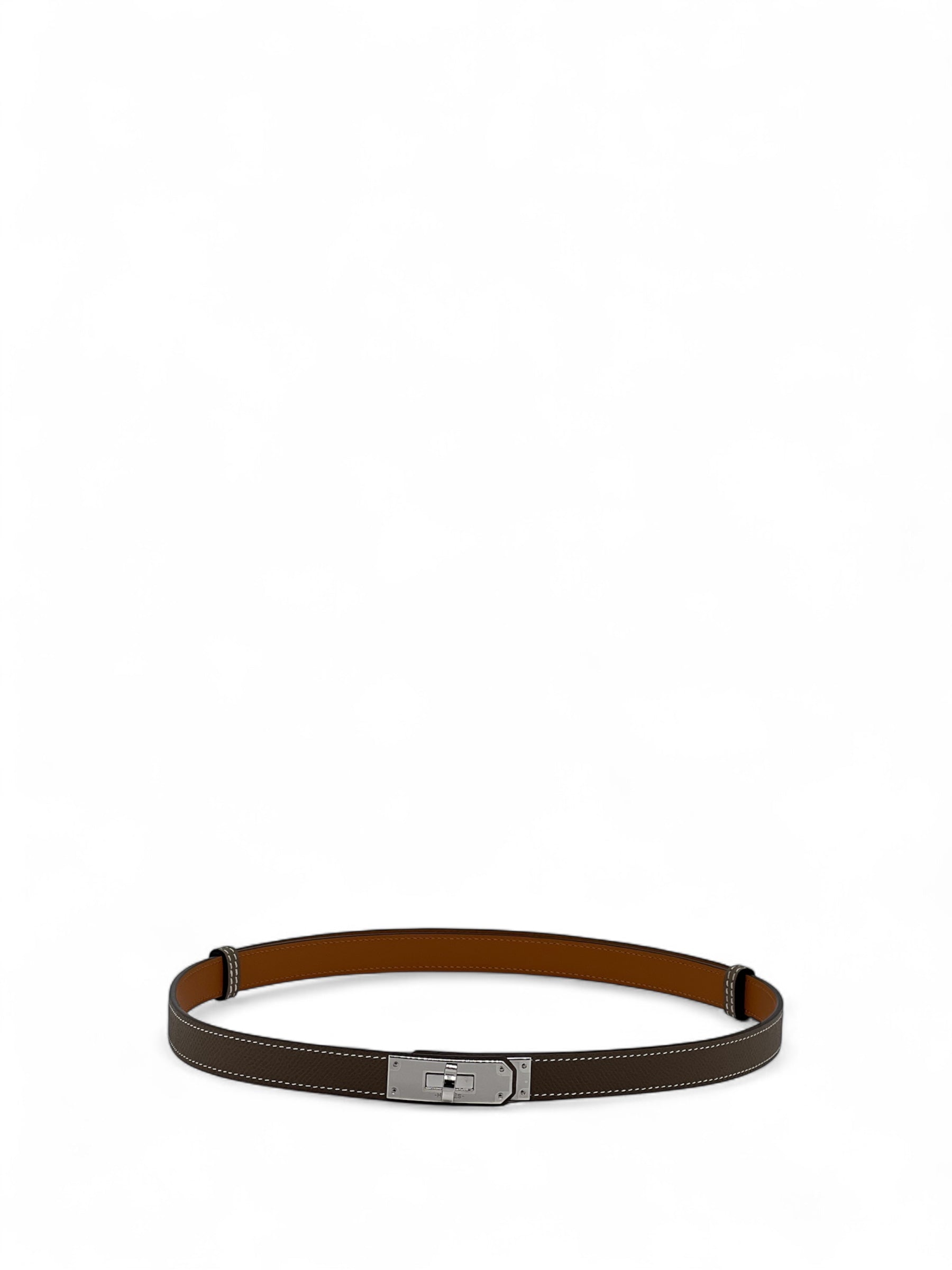Hermès - Gürtel Kelly Etoupe