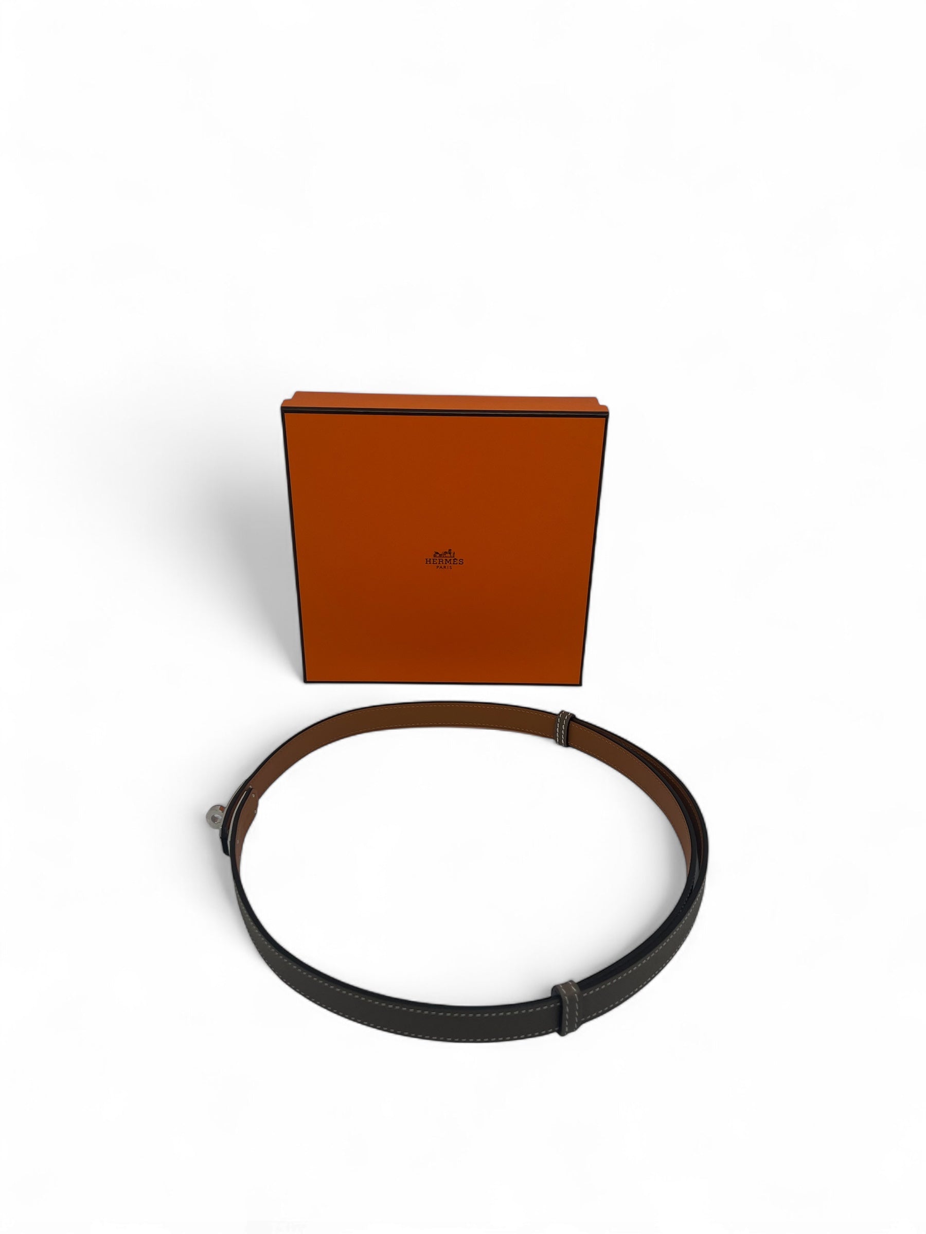 Hermès - Ceinture Kelly Etoupe