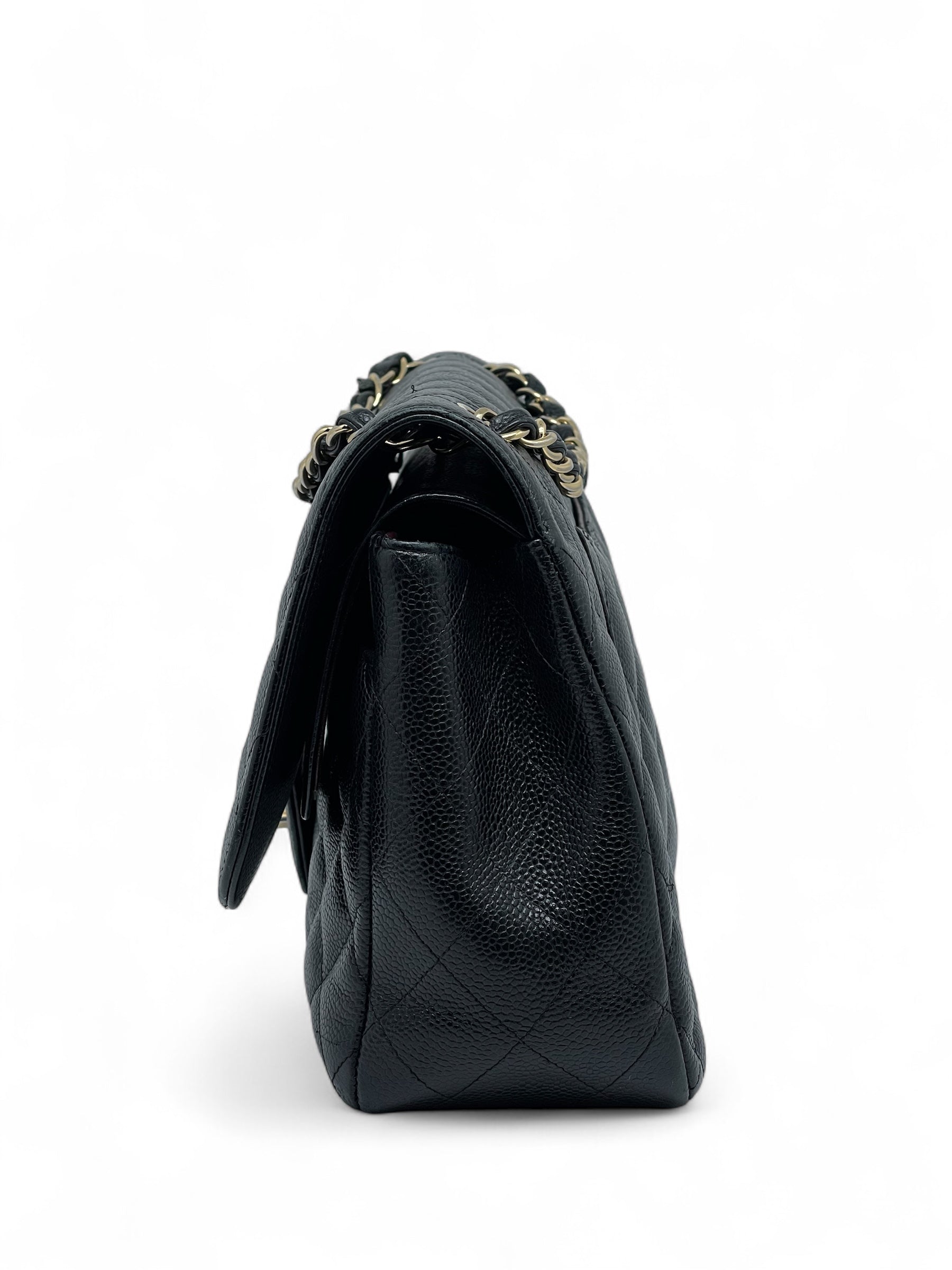 Chanel - Sac Jumbo cuir caviar