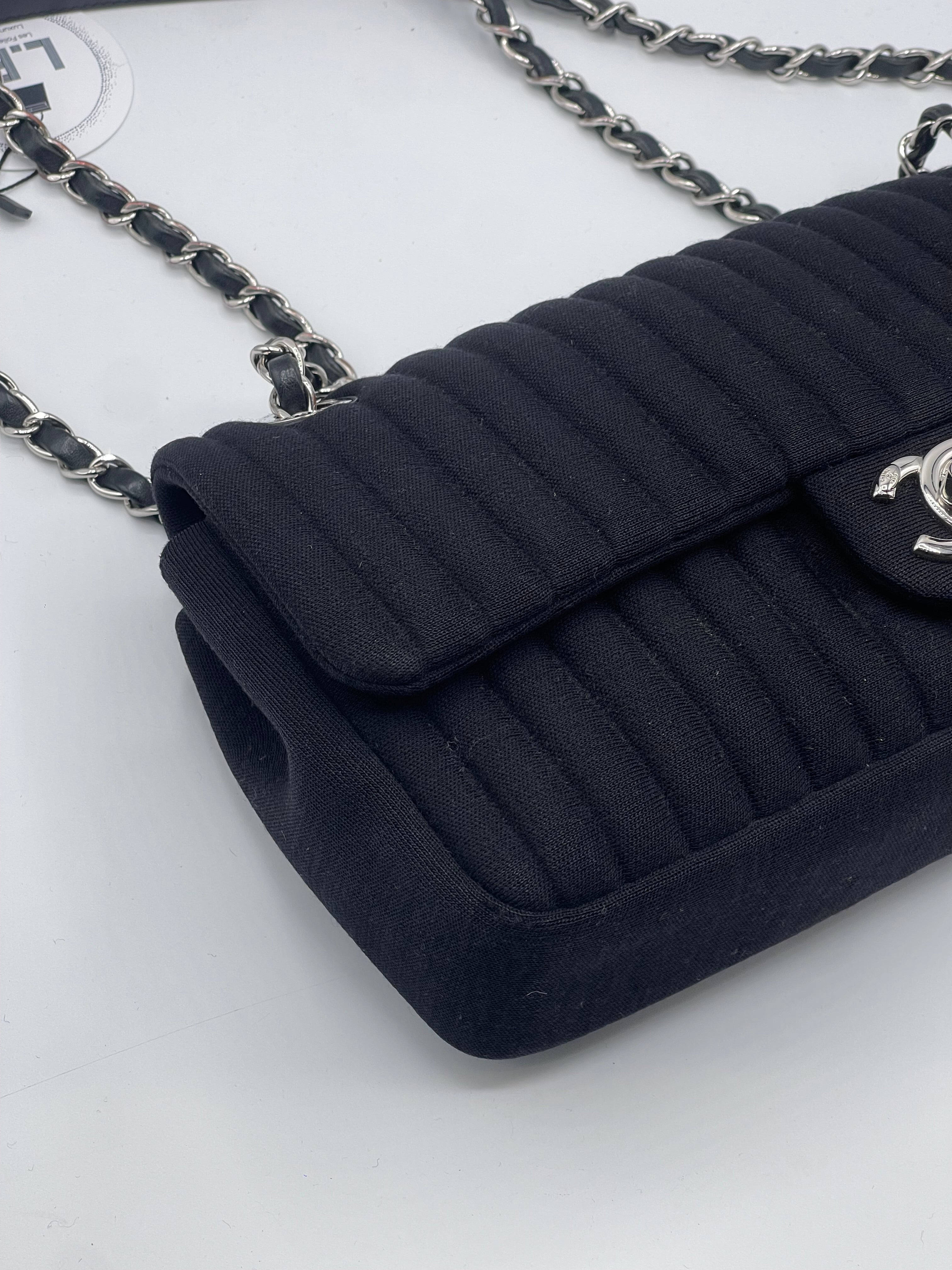 Chanel - Timeless en jersey noir