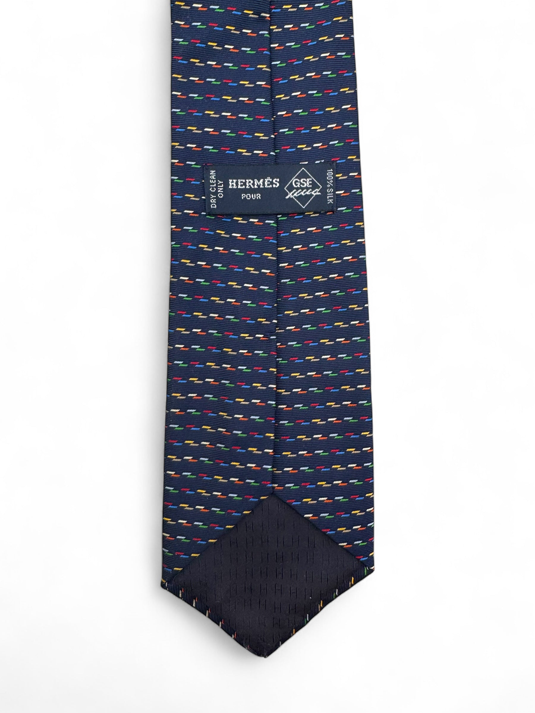 Hermès - Cravate bleu