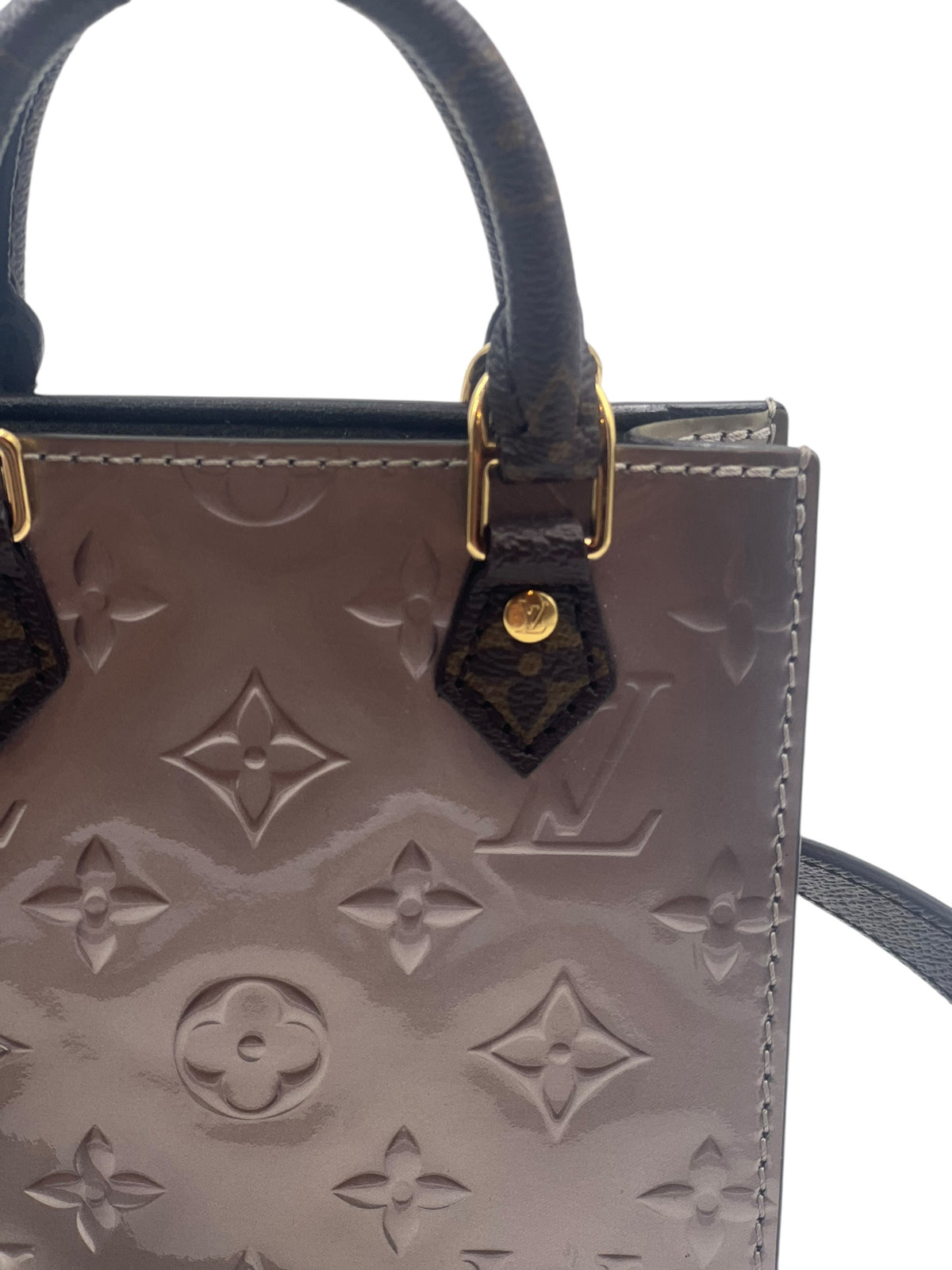 Louis Vuitton - Sac Vernis Monogramme beige