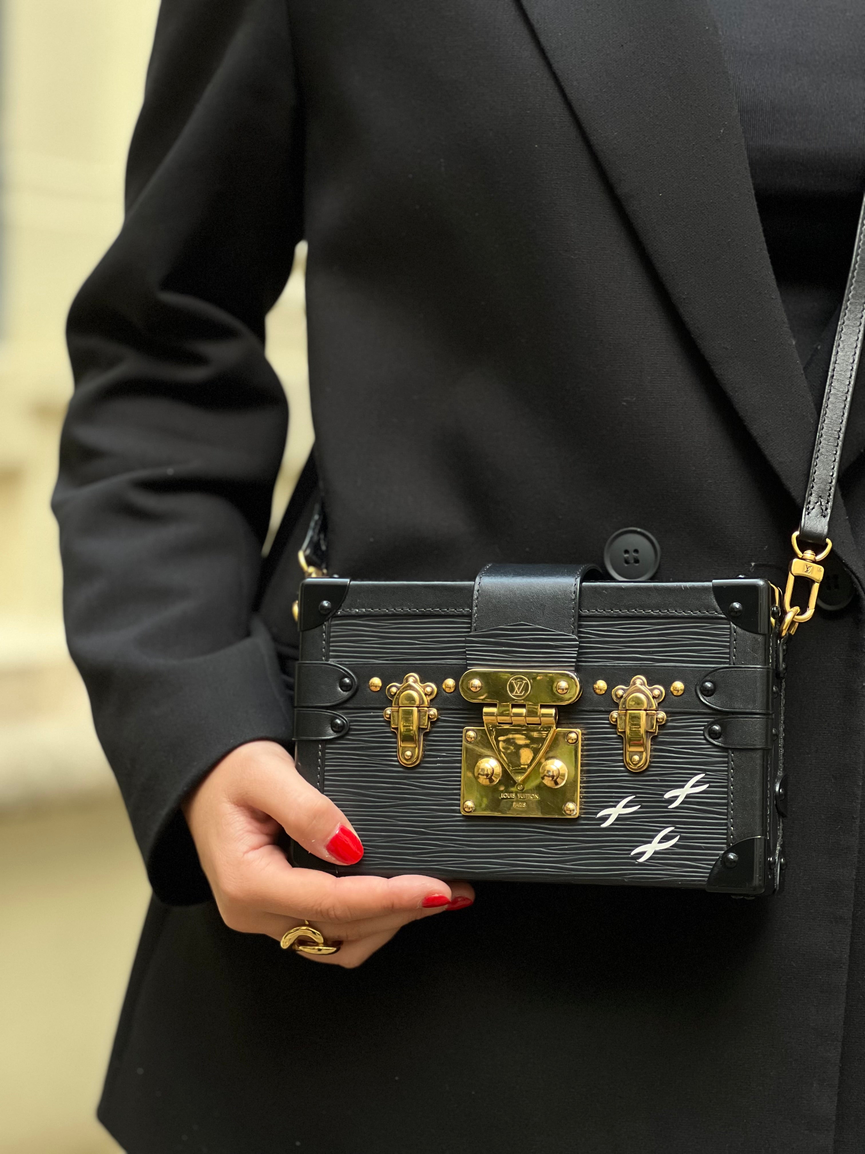 Louis Vuitton - Sac petite Malle cuir épi