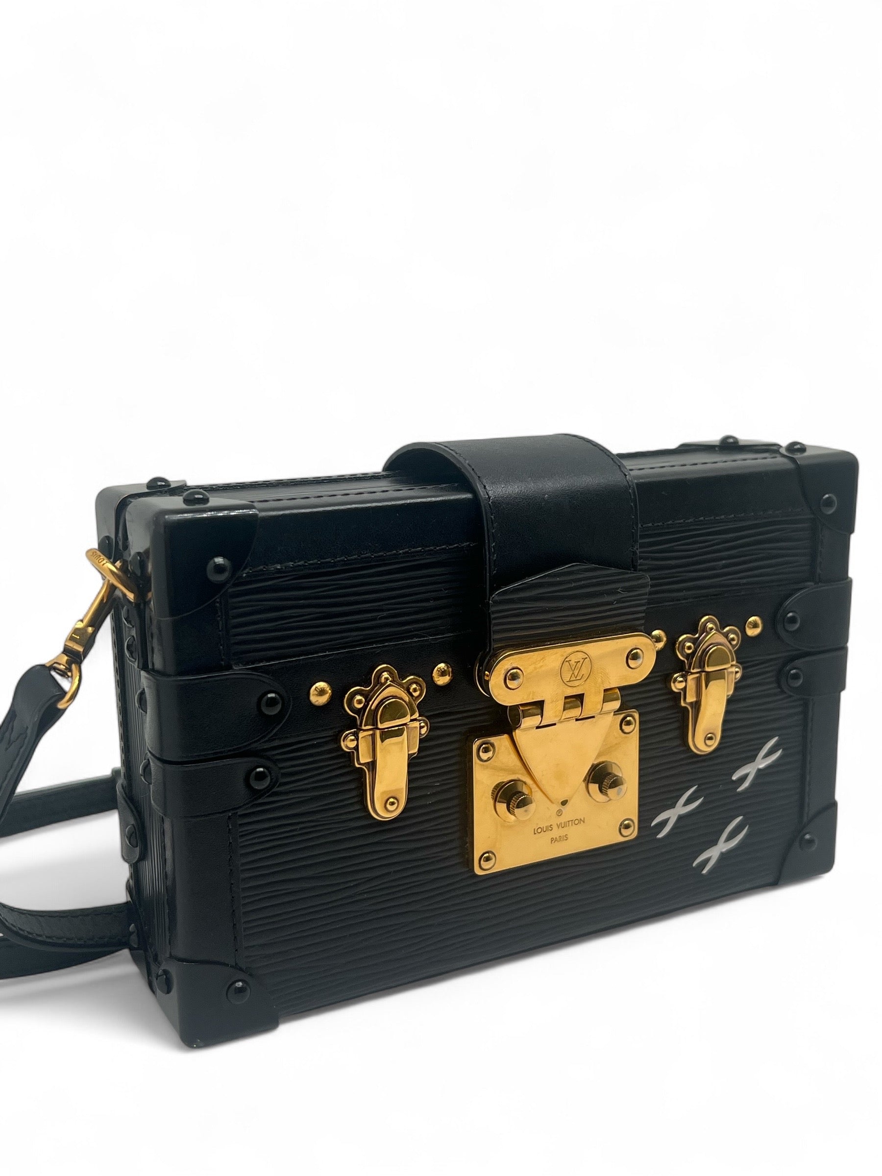 Louis Vuitton - Kleine Koffer-Tasche aus Epi-Leder
