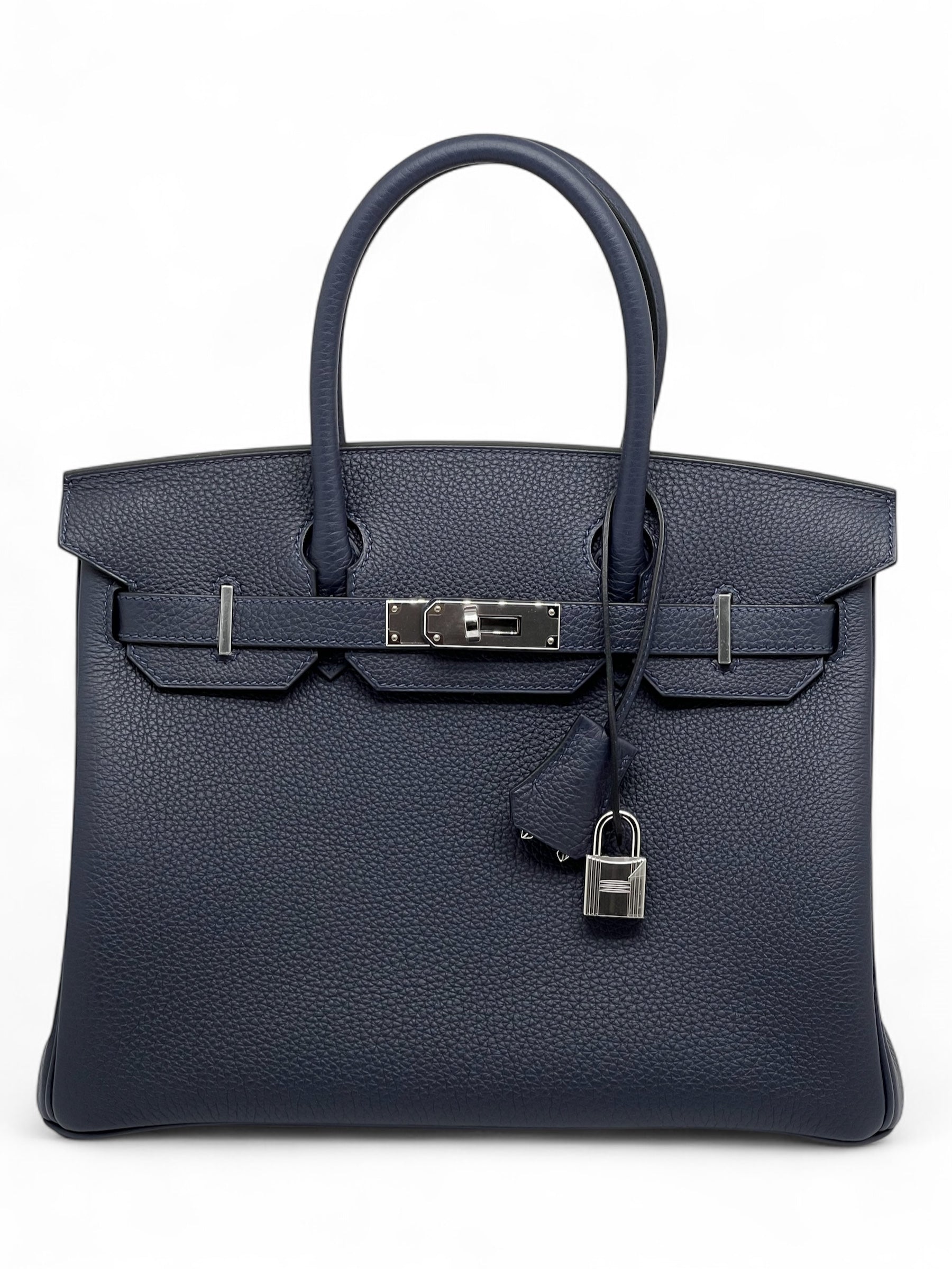 Hermès - Borsa Birkin 30 Veau Togo Blu notte