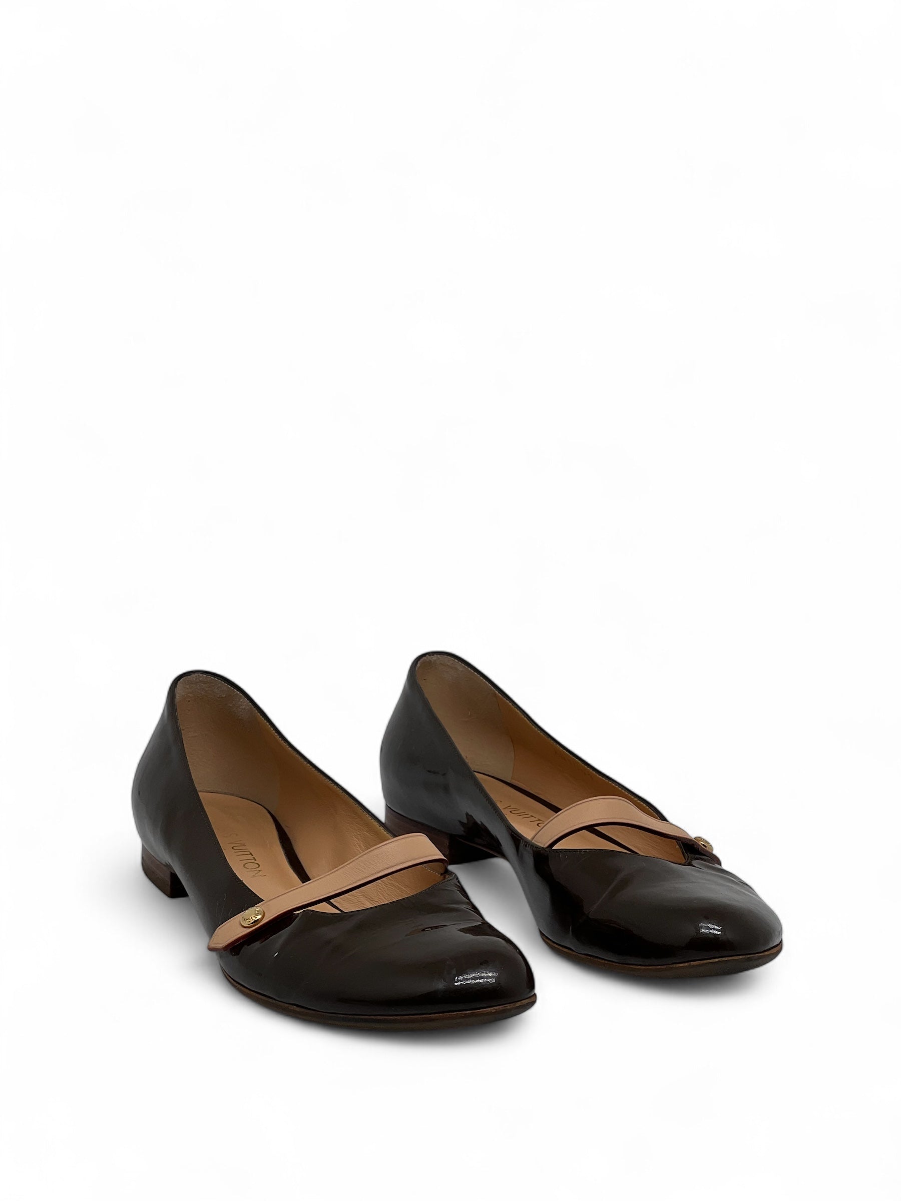 Louis Vuitton - Ballerinas mit Riemchen T38,5