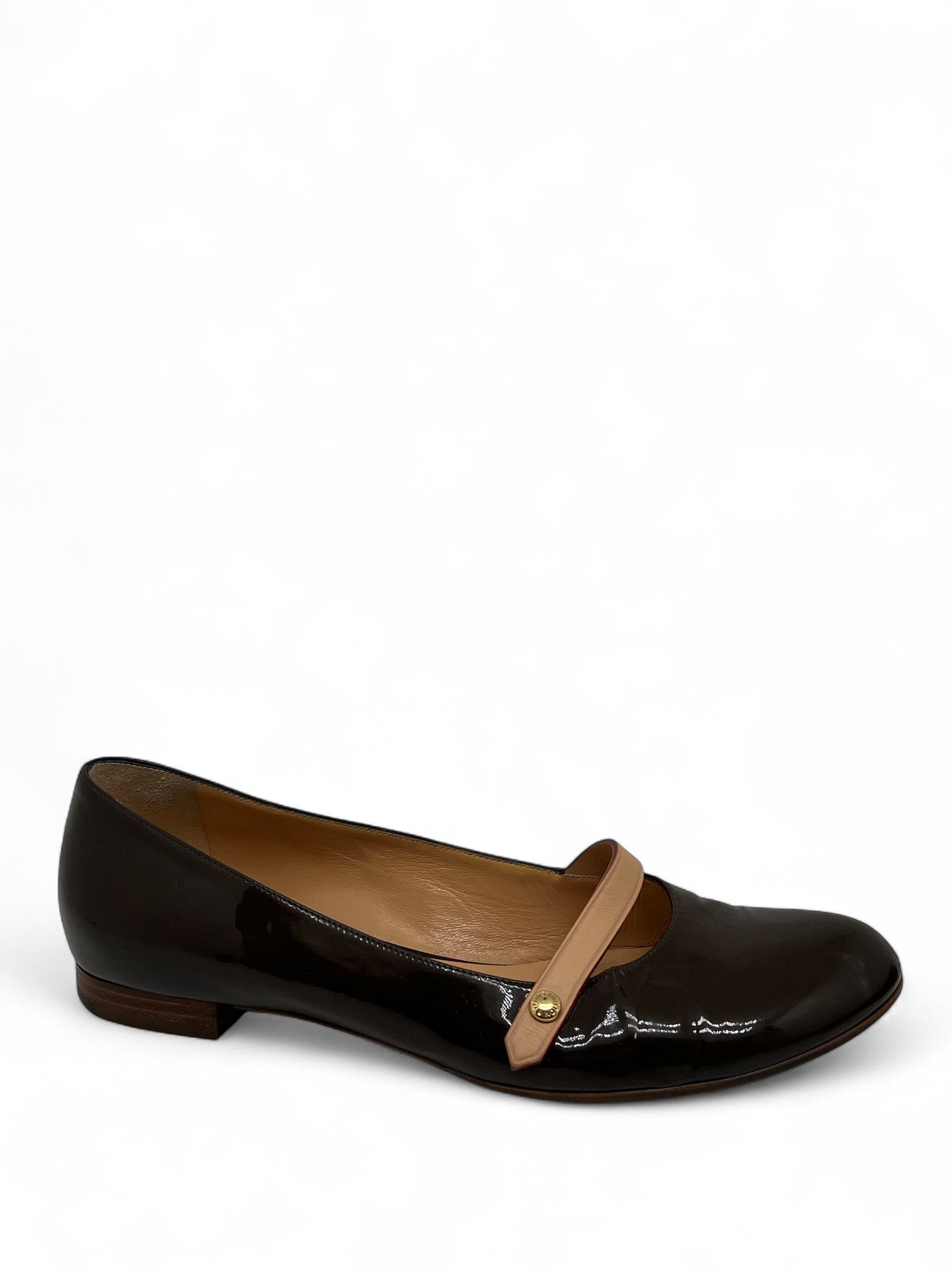 Louis Vuitton - Ballerinas mit Riemchen T38,5