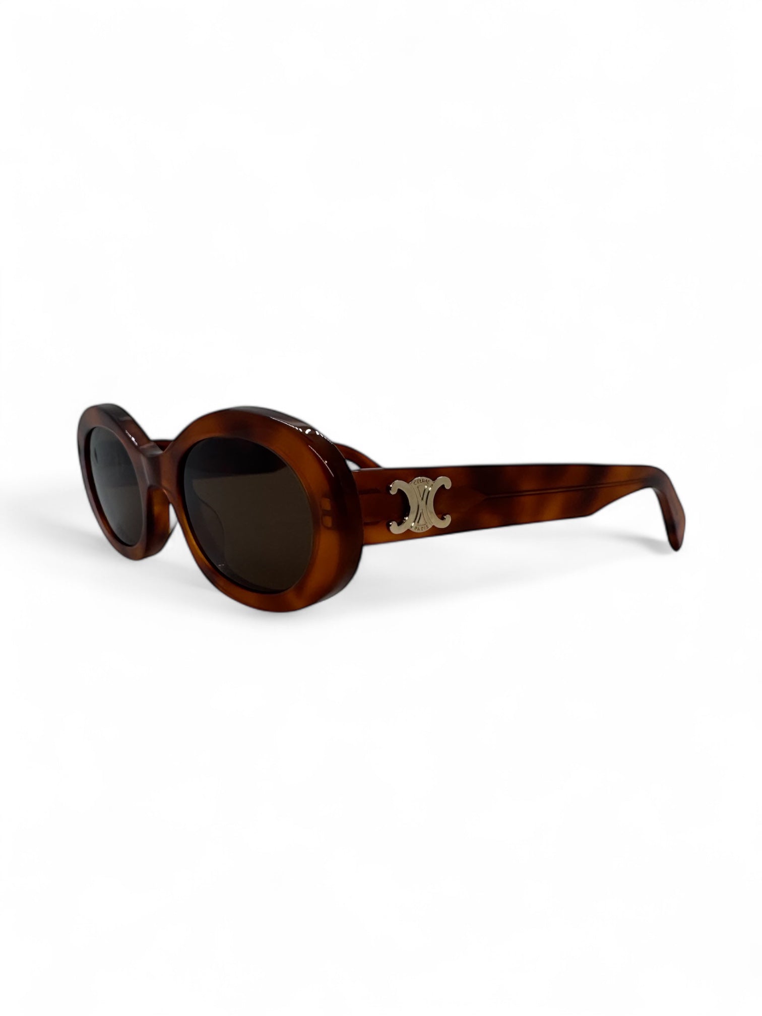 Céline - Triomphe Sonnenbrille mit Schildpattmuster