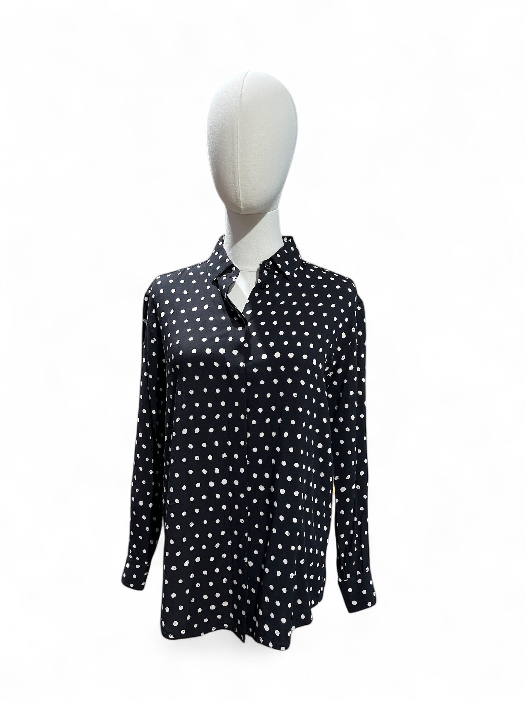 Saint Laurent - Bluse mit Punkten T36