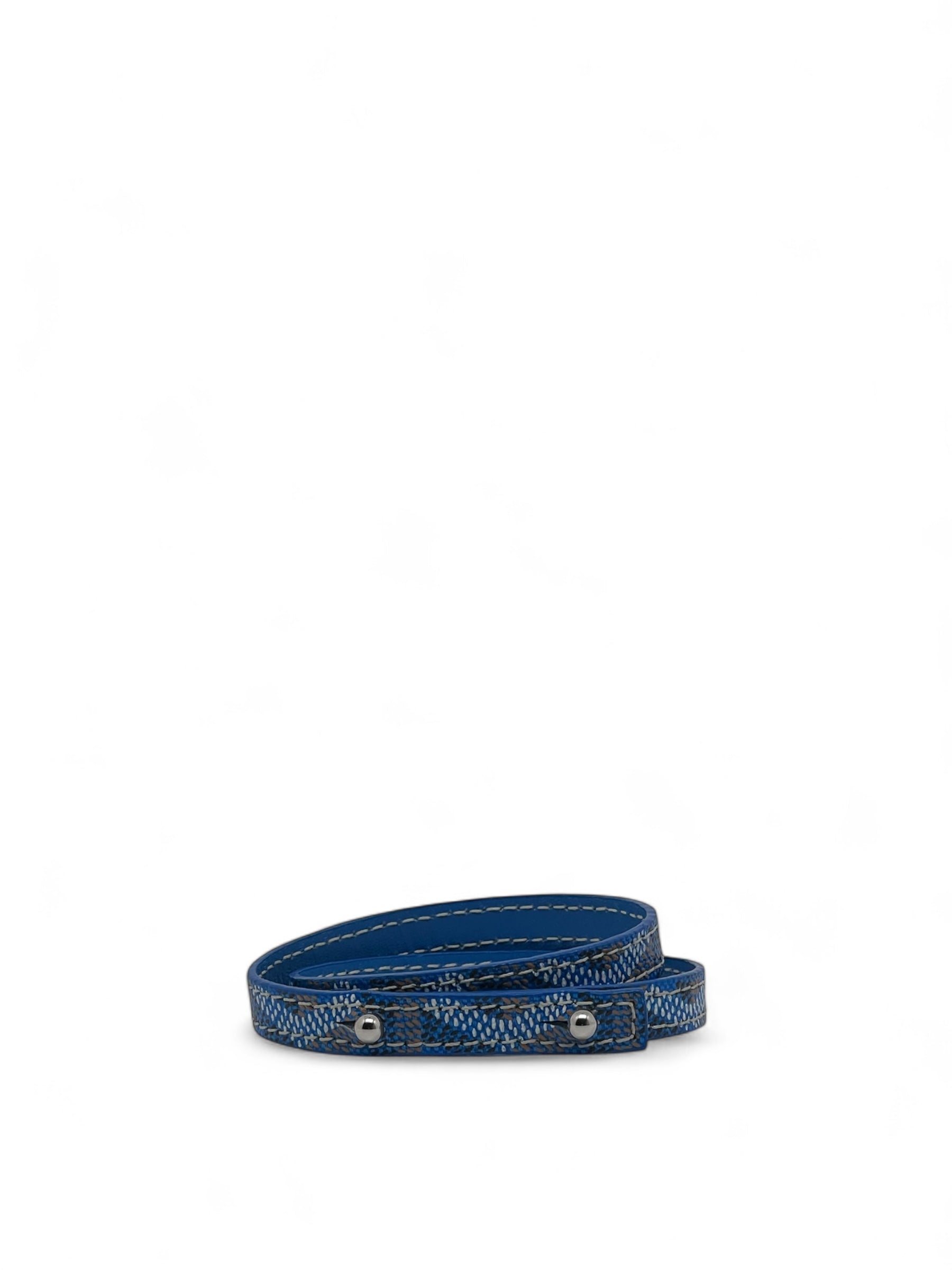 Goyard - Bracelet Bleu double tour