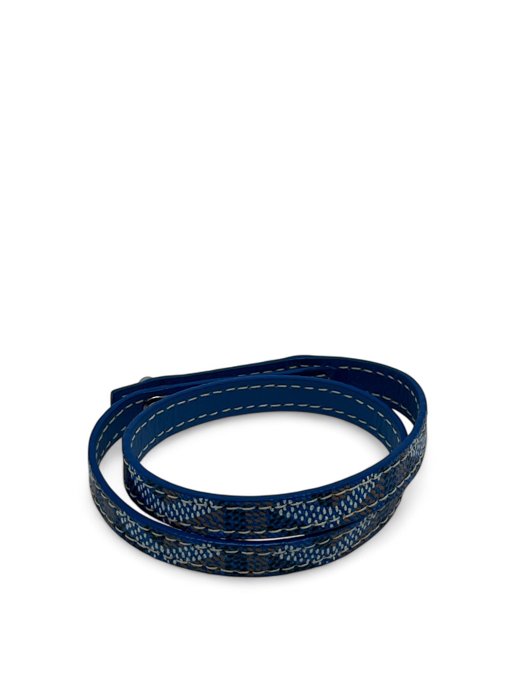 Goyard - Bracelet Bleu double tour
