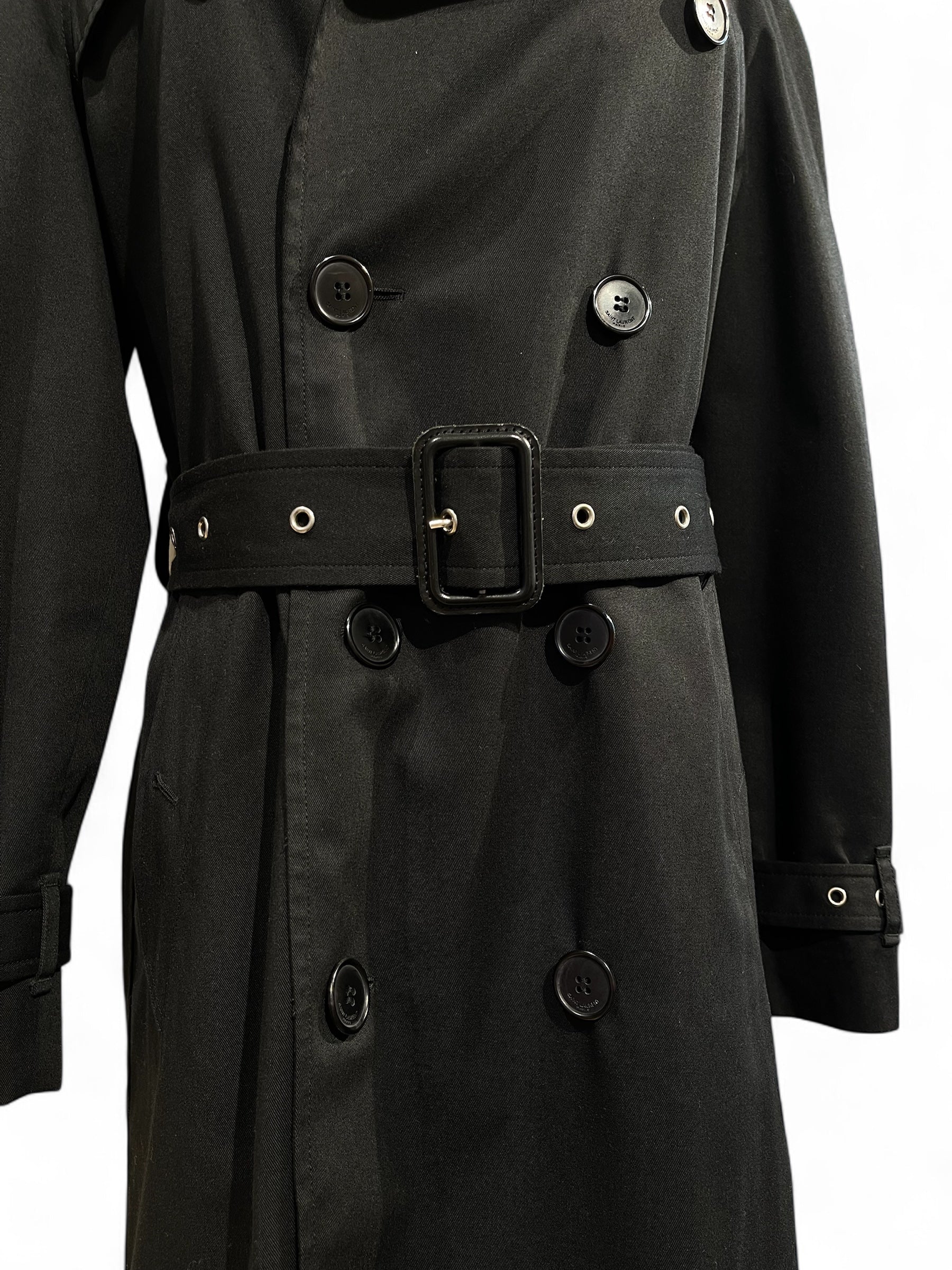 Saint Laurent - Trench nero T38
