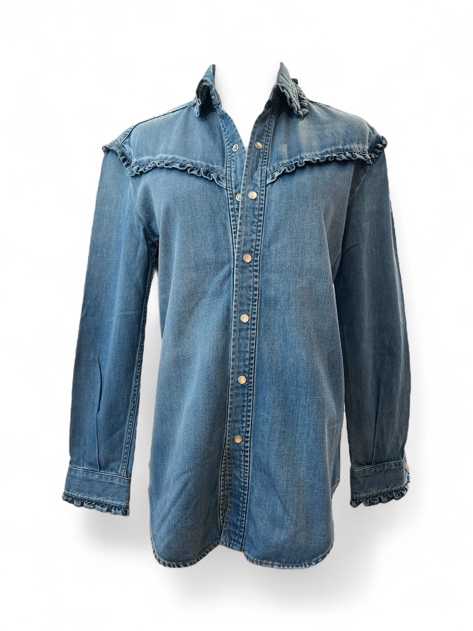 Saint Laurent - Jeanshemd T36