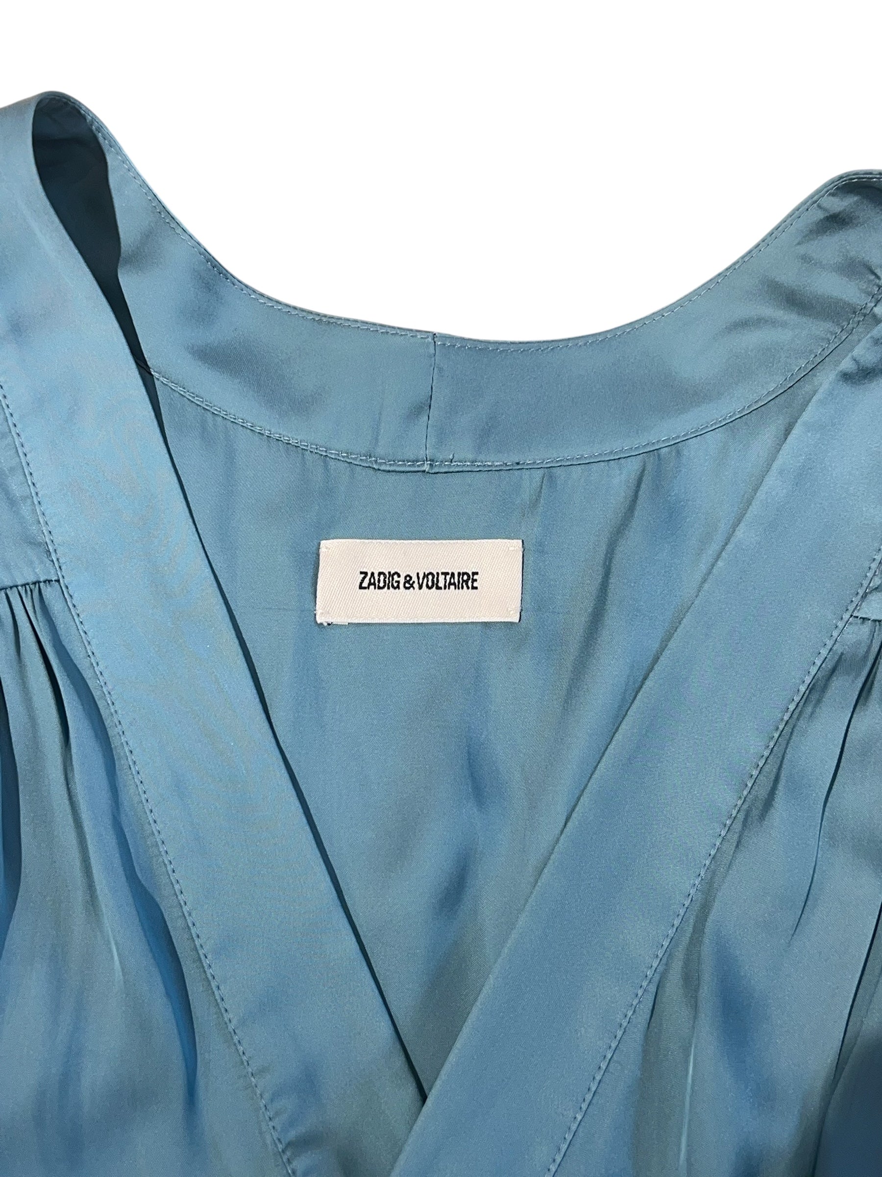 Zadig & Voltaire - Robe longue bleu TXS