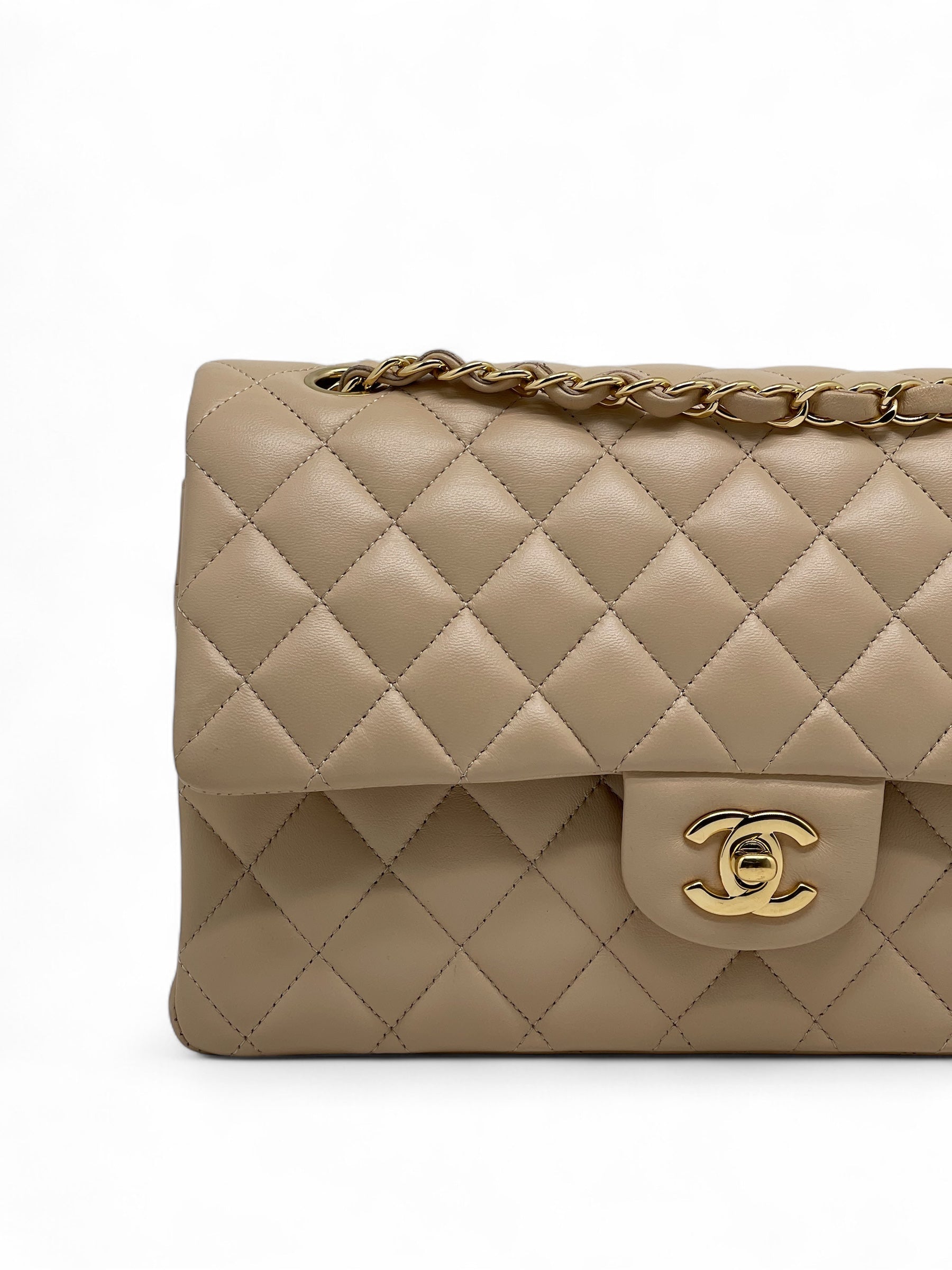 Chanel - Sac Timeless 25 11.12 double flap beige