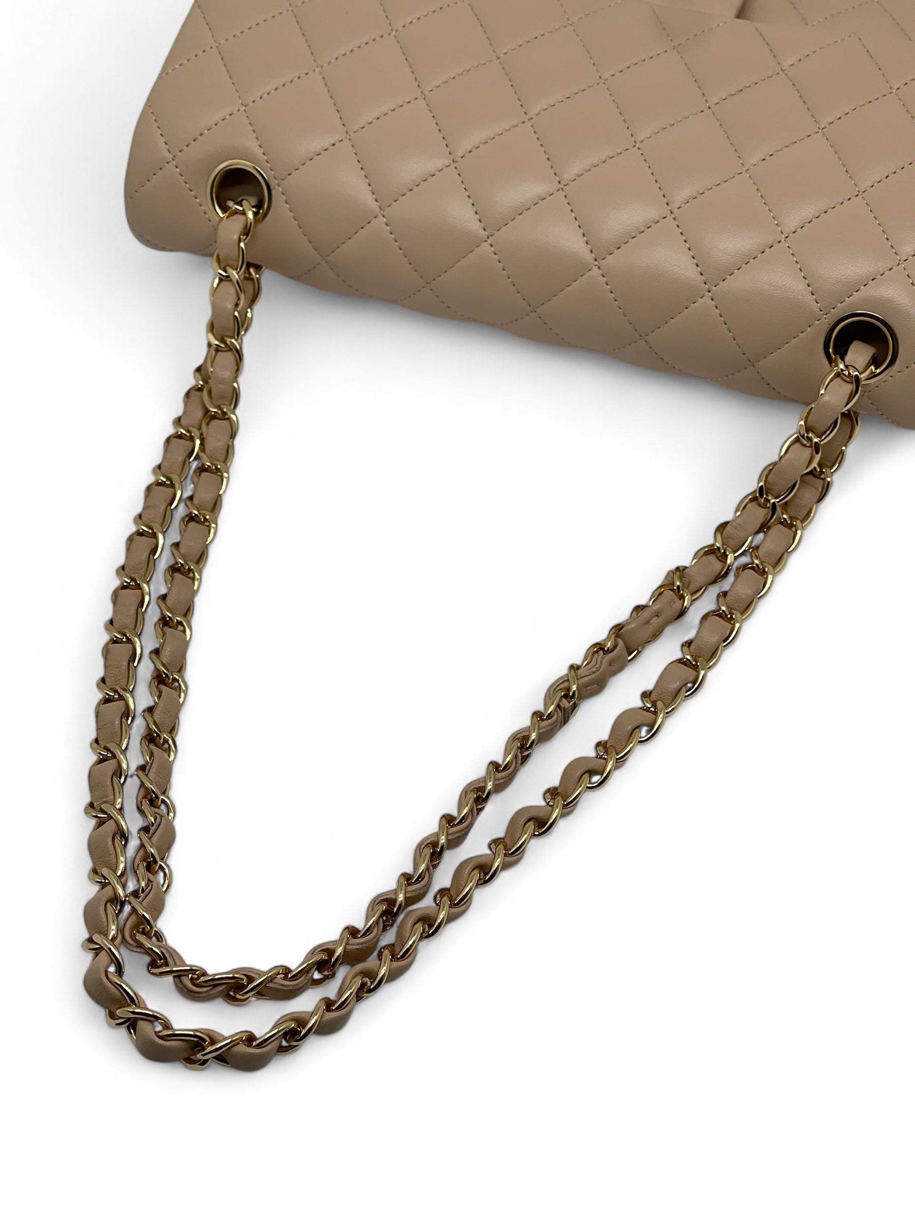 Chanel - Sac Timeless 25 11.12 double flap beige