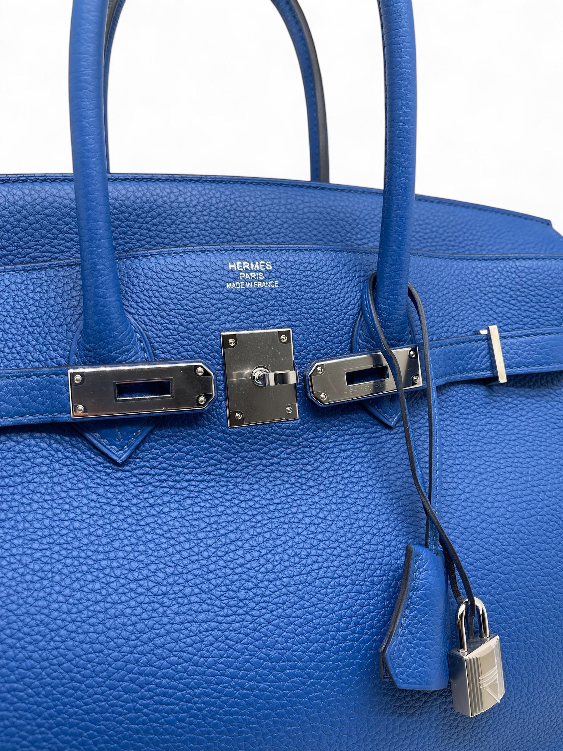 Hermès - Birkin-Tasche 35 Blau Frankreich