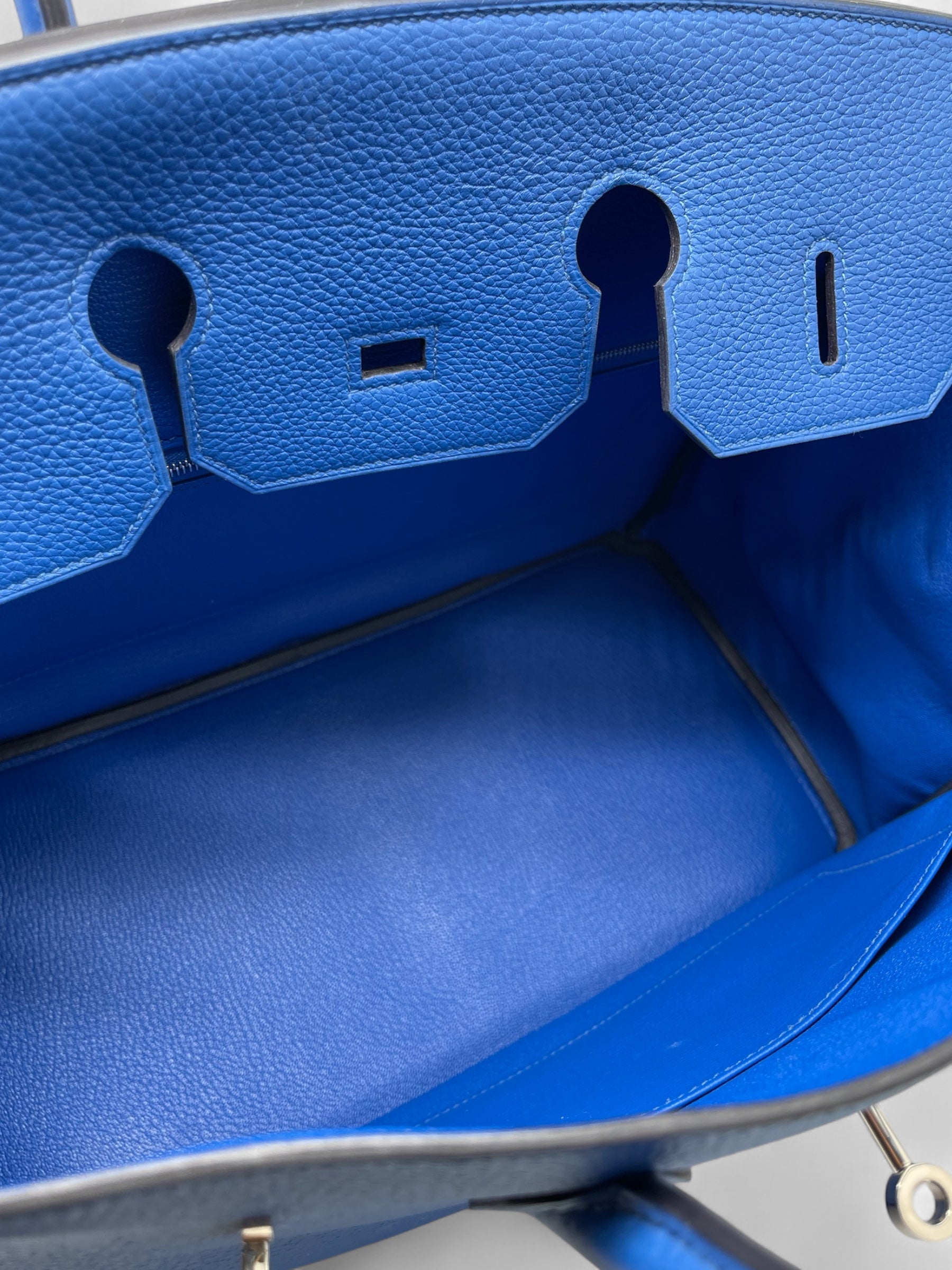 Hermès - Birkin-Tasche 35 Blau Frankreich