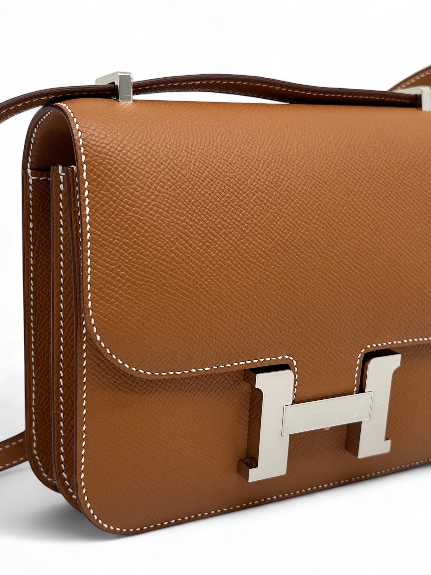 Hermès - Sac Constance 18 Epsom Gold
