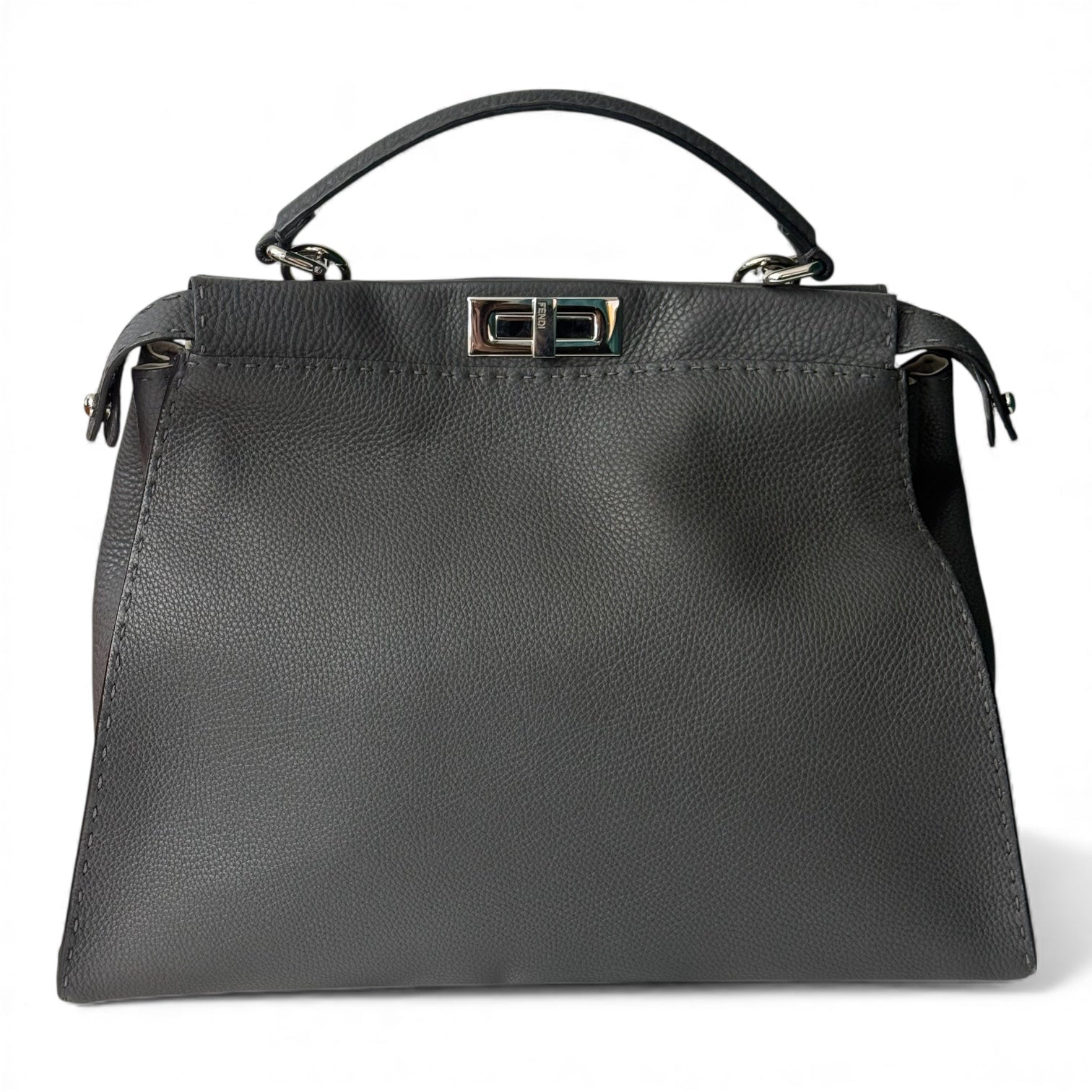 Fendi - Peekaboo-Tasche grau