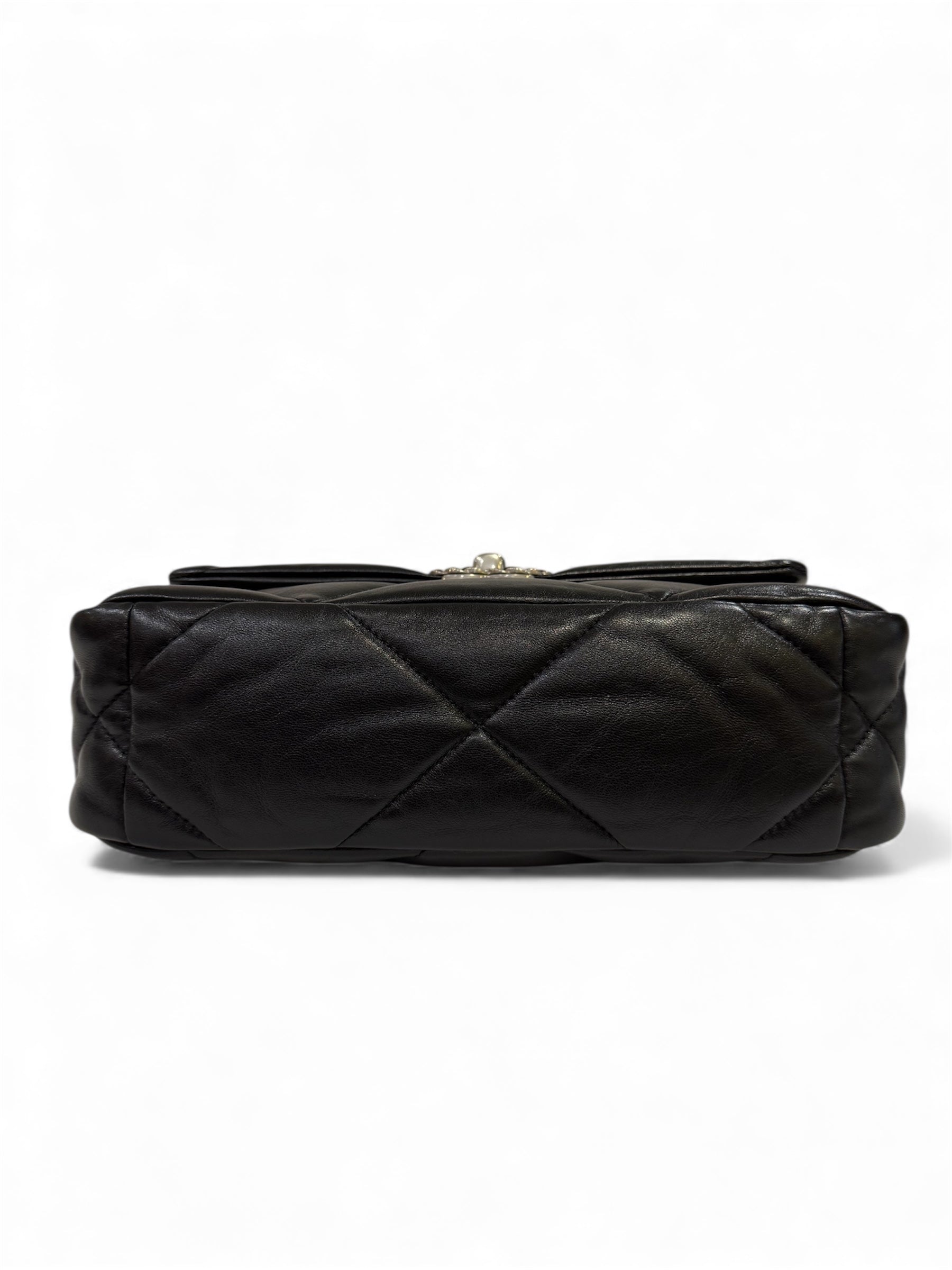 Chanel - Tasche 19 silberner Verschluss 26cm