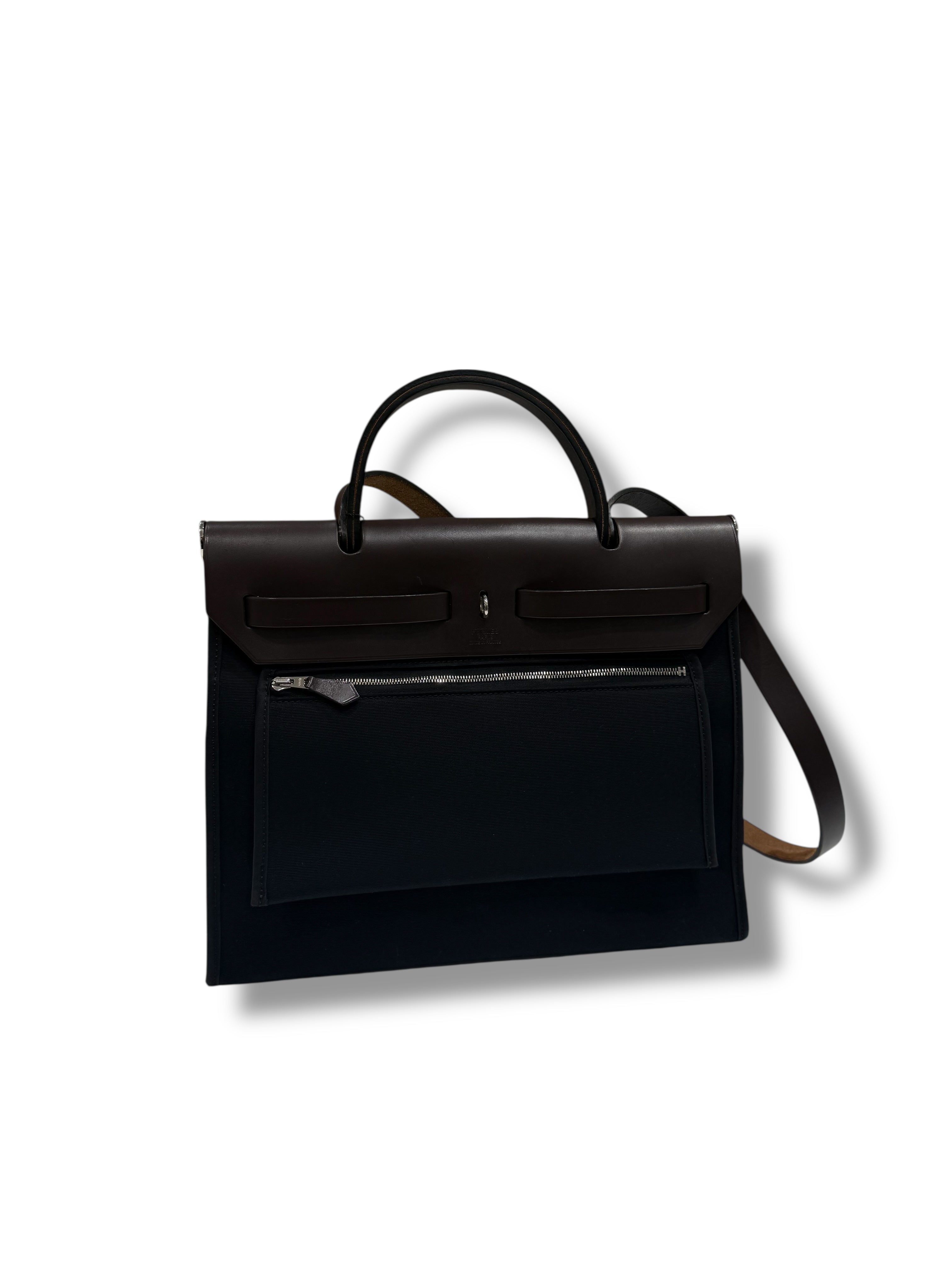 Hermès - Sac Herbag 31 Noir & Ébène
